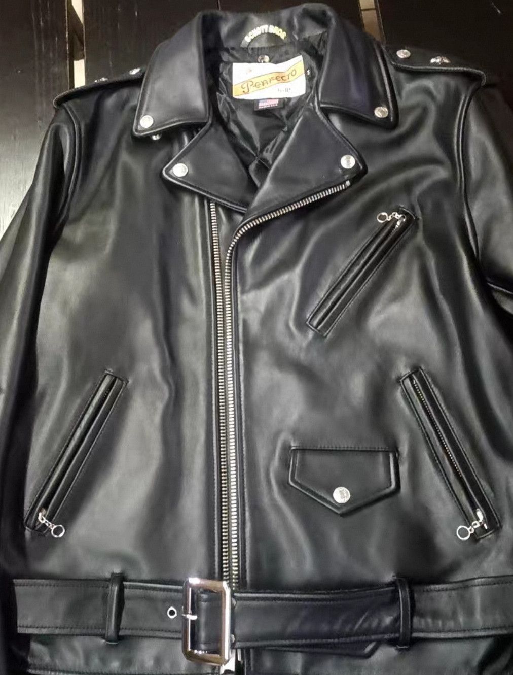 Schott Schott Cowhide cable-stayed jacket | Grailed