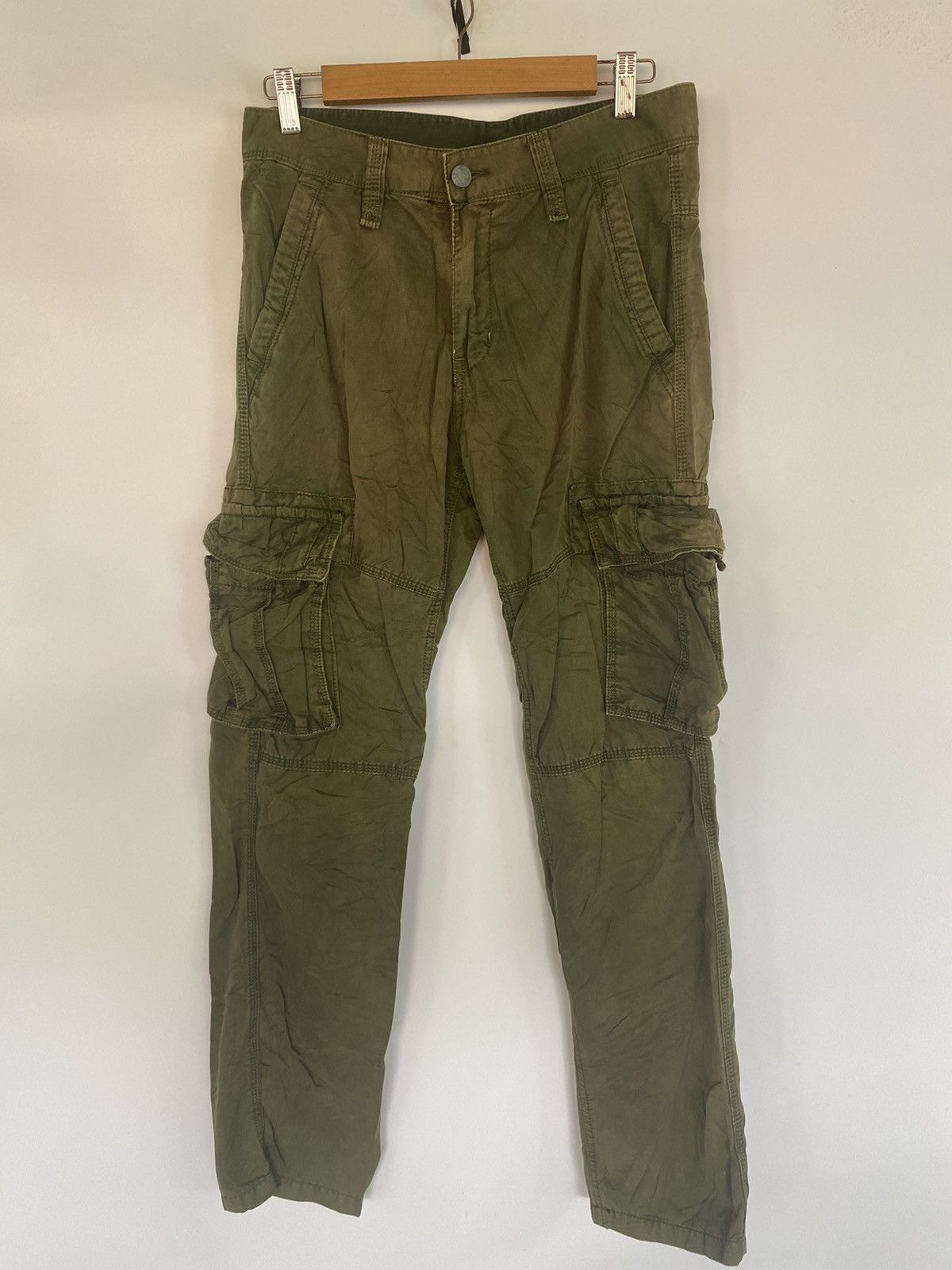 Japanese Brand FUHAO Cargo Multiple Pocket Green Army Pants Size US 30 / EU 46 - 1 Thumbnail
