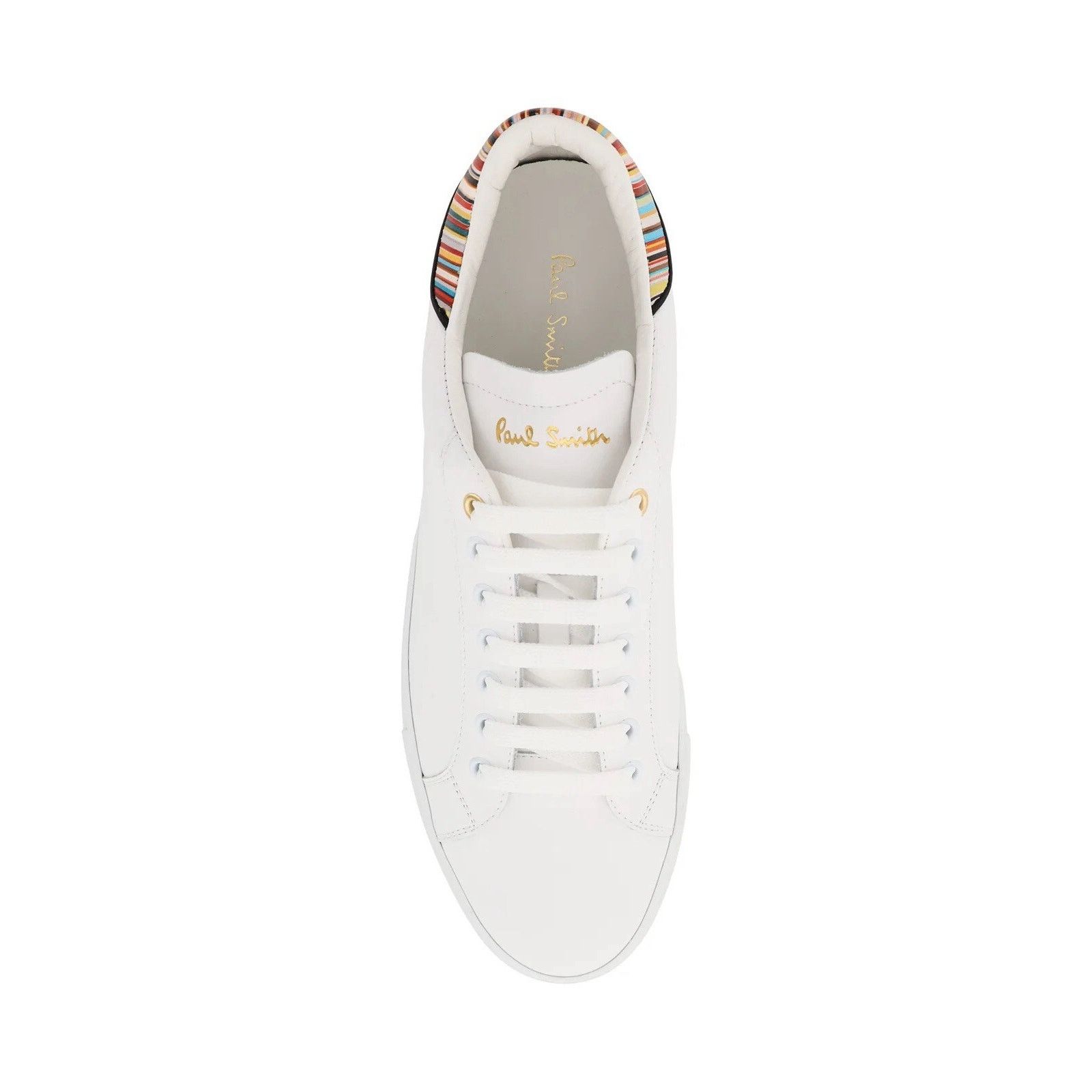 Paul Smith NWT $475 PAUL SMITH Leather MultiStripe Sneakers UK 7/US 8 Size US 7 / EU 40 - 7 Thumbnail