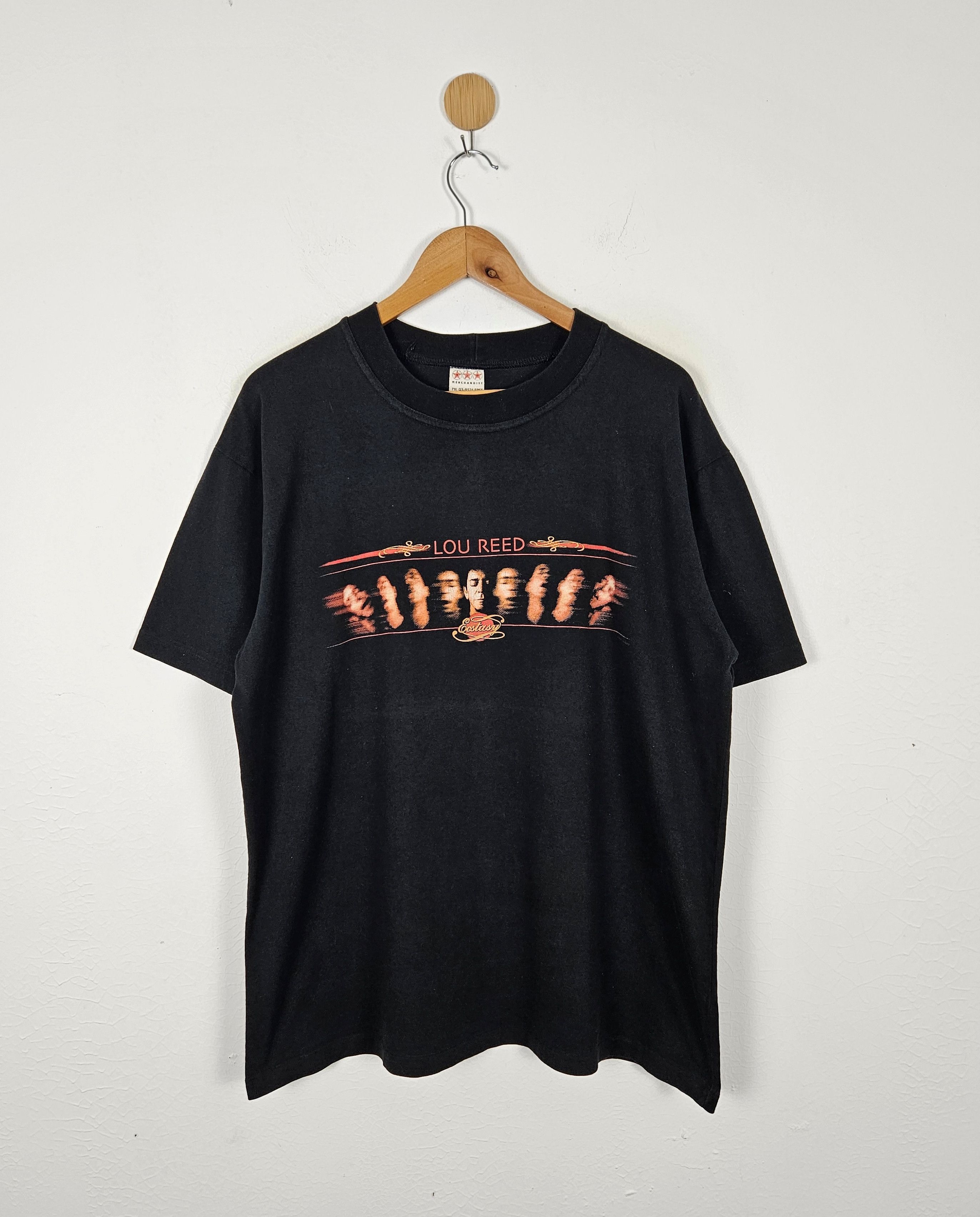 Vintage Vintage Velvet Underground Lou Reed Estacy Tour shirt Size US XL / EU 56 / 4 - 1 Thumbnail