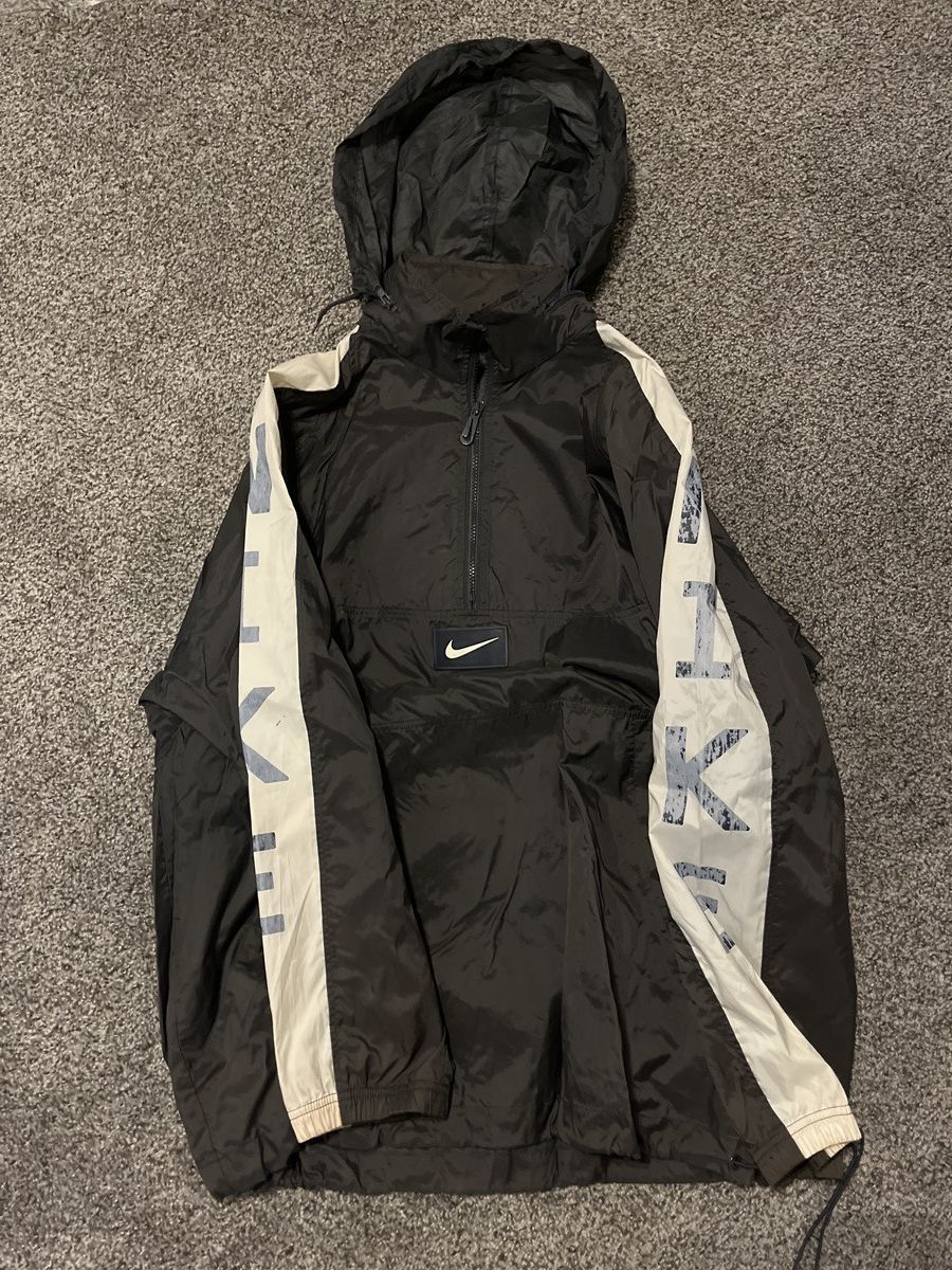 Vintage Vintage Nike Quarter Zip Pull Over W/ Hood Size US M / EU 48-50 / 2 - 2 Thumbnail