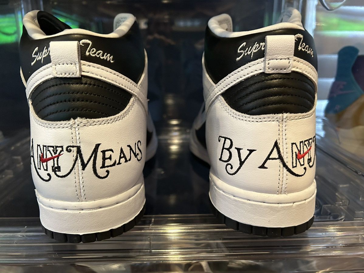 Nike × Supreme Nike SB Dunk High x Supreme by any means necessary Size US 10 / EU 43 - 4 Thumbnail