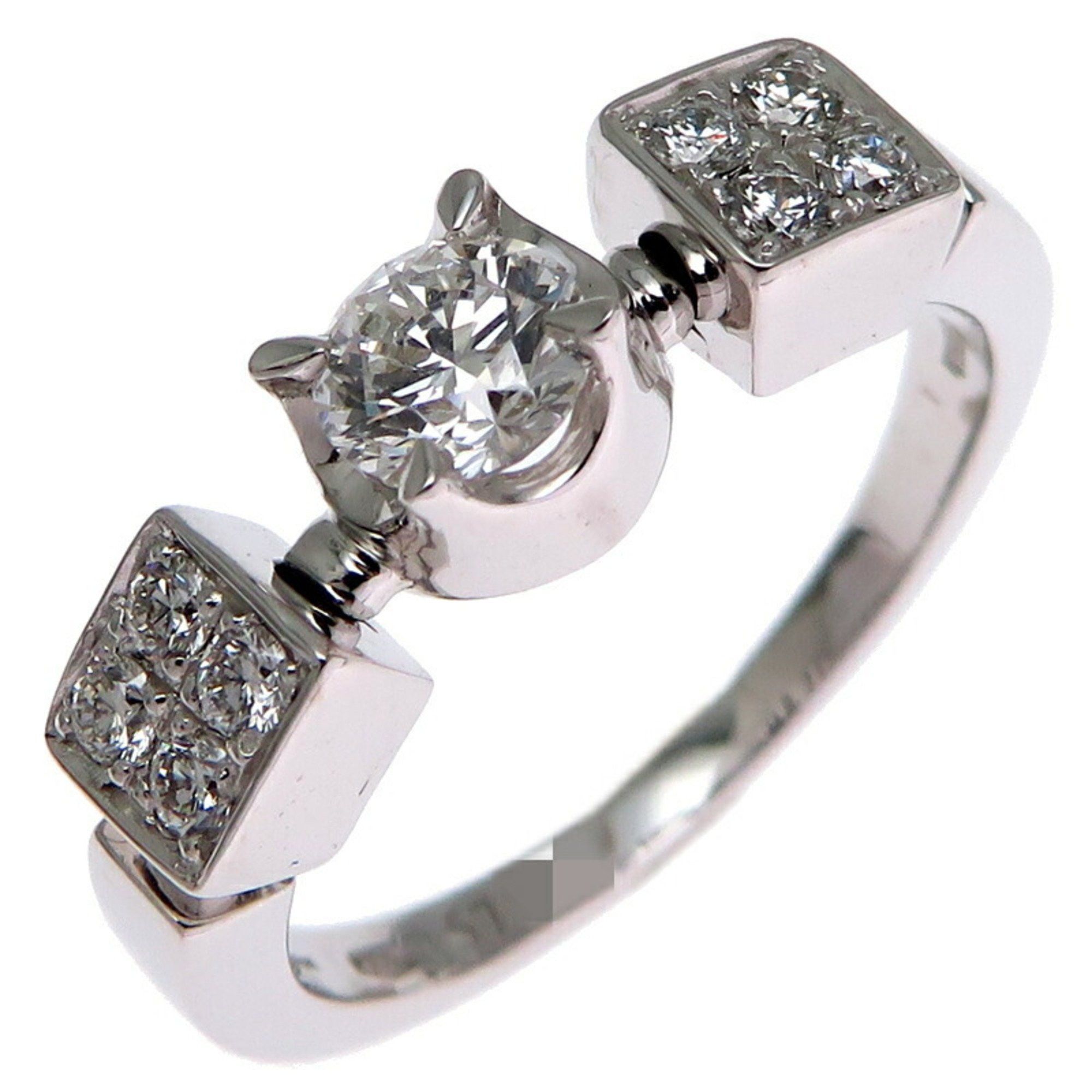 Bvlgari Bvlgari 0.30ct Diamond Lucia Ladies Ring, 750 White Gold, Size 10 Size ONE SIZE - 1 Thumbnail