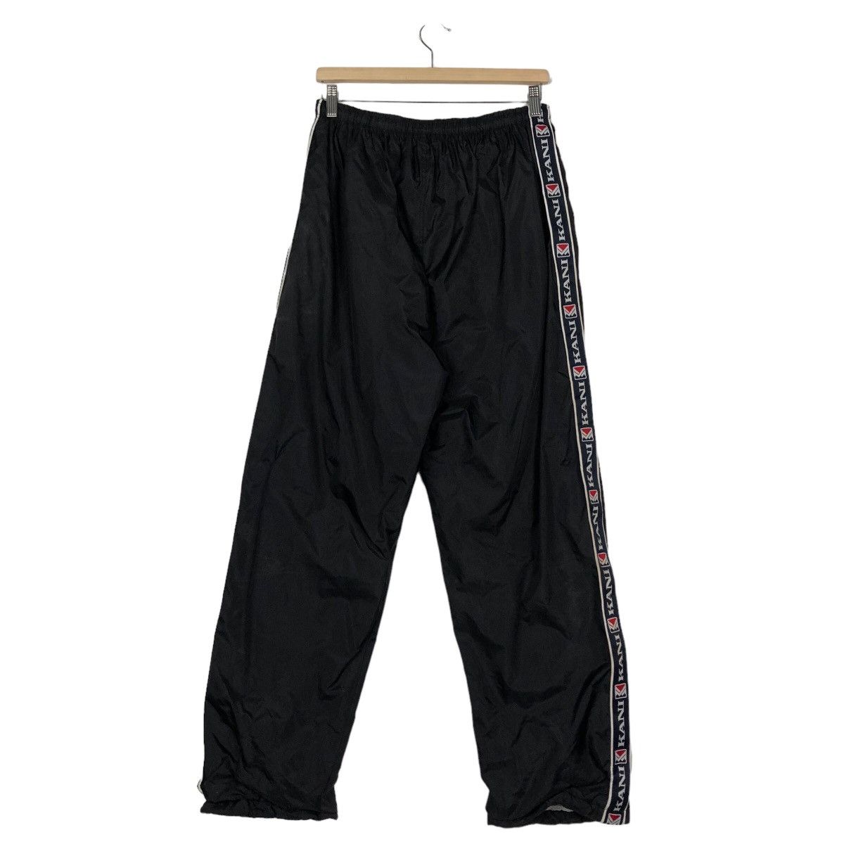 Japanese Brand 🔥90’s Vintage Karl Kani Striped Pants Big Logo Spell Out Size US 28 / EU 44 - 7 Thumbnail