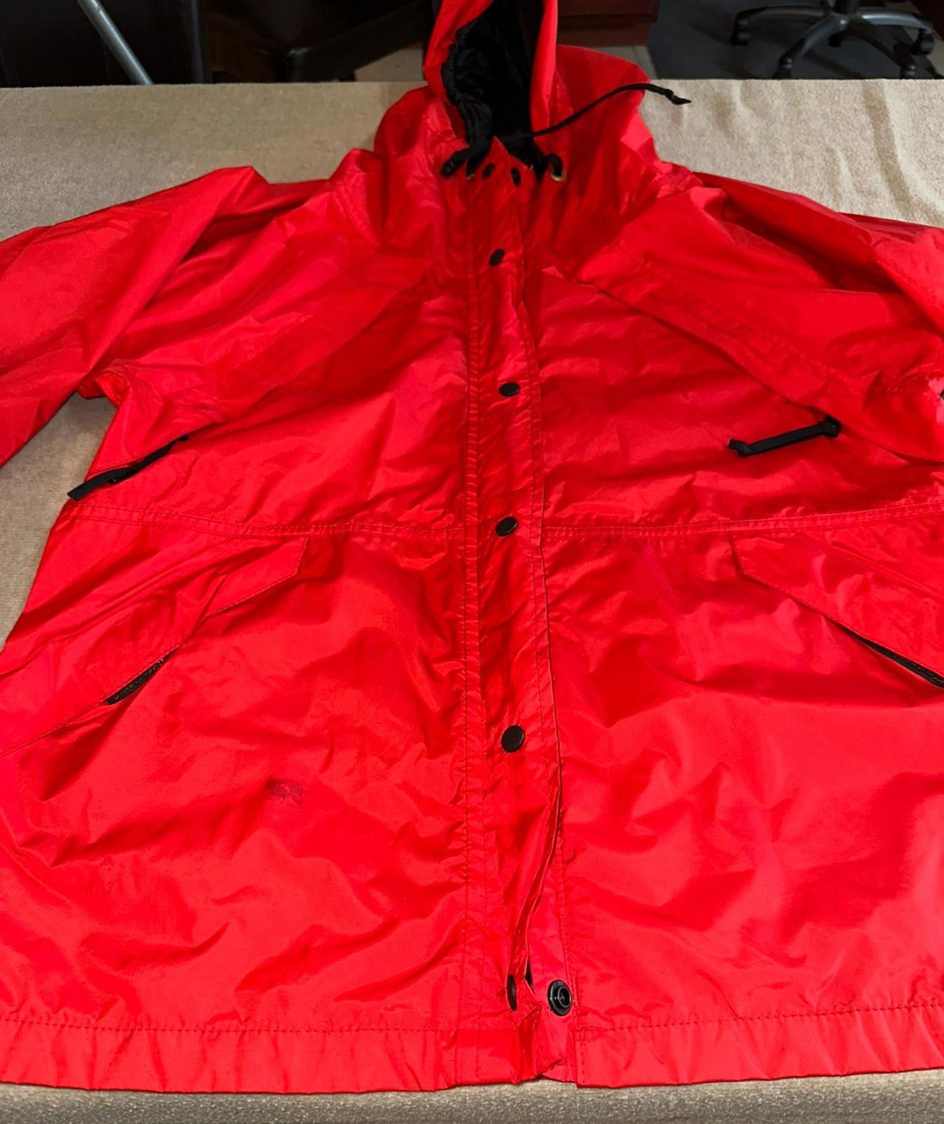 Rei Vintage REI GORE-TEX Red Full Zip Button Closure Size 14W L Size US L / EU 52-54 / 3 - 2 Thumbnail