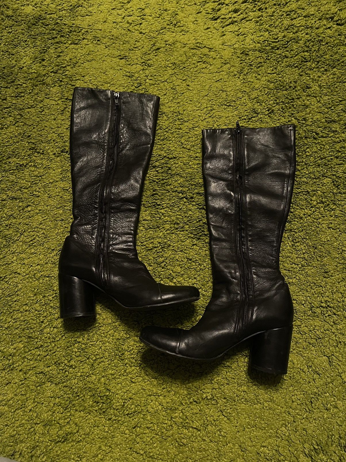 Designer × Maison Margiela Maison Martin Margiela avant garde real leather high boots Size US 7 / IT 37 - 2 Thumbnail
