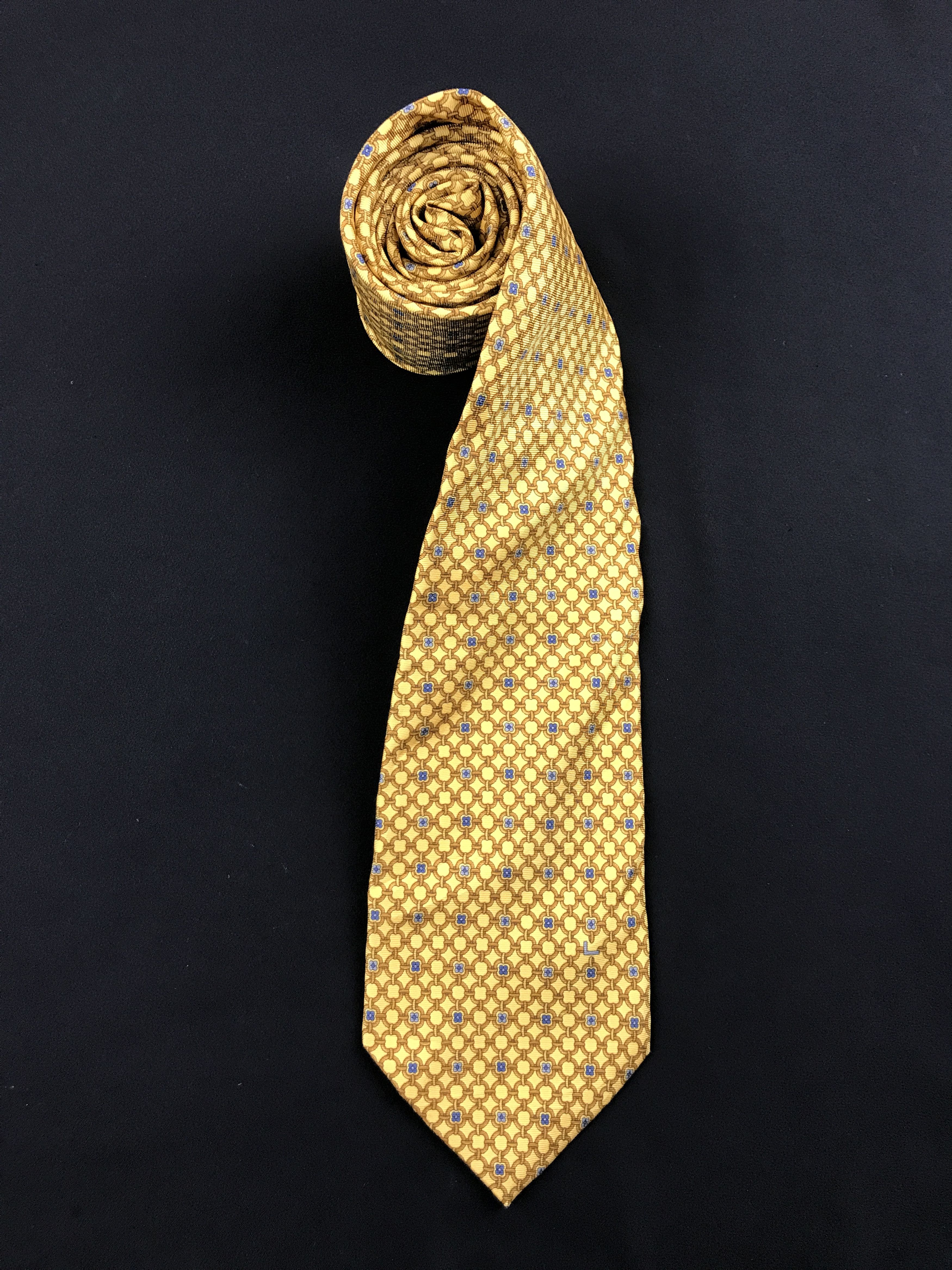 Lancel × Vintage Vintage Lancel Silk Necktie Size ONE SIZE - 2 Thumbnail