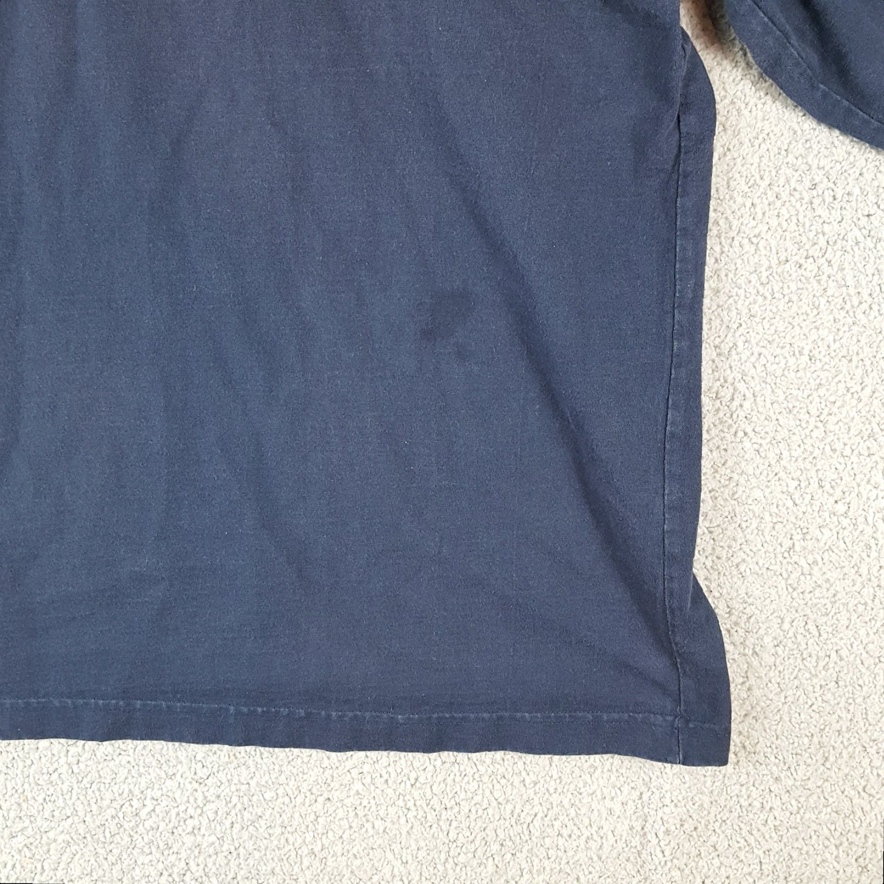 Carhartt VINTAGE Carhartt Faded Grunge Long Sleeve Henley T-Shirt Men's XL Navy Blue Logo Retro Workwear Size US XL / EU 56 / 4 - 5 Thumbnail