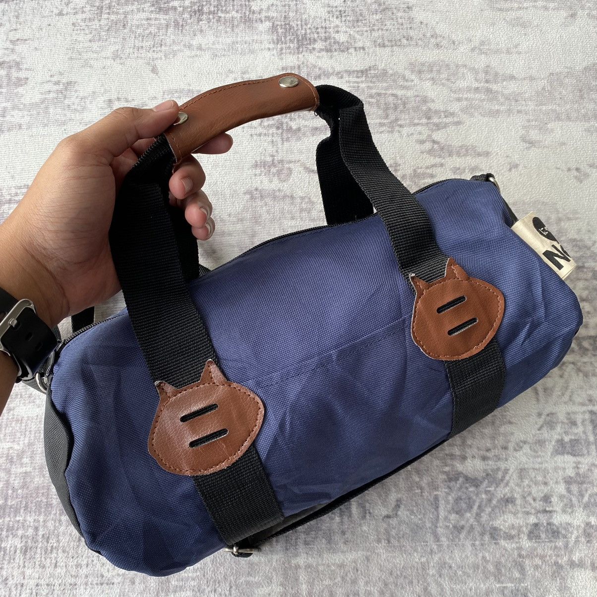 Issey Miyake × Japanese Brand × Ne-Net Ne-Net by Issey Miyake Cat ‘Nya’ Duffle Bag Size ONE SIZE - 2 Thumbnail