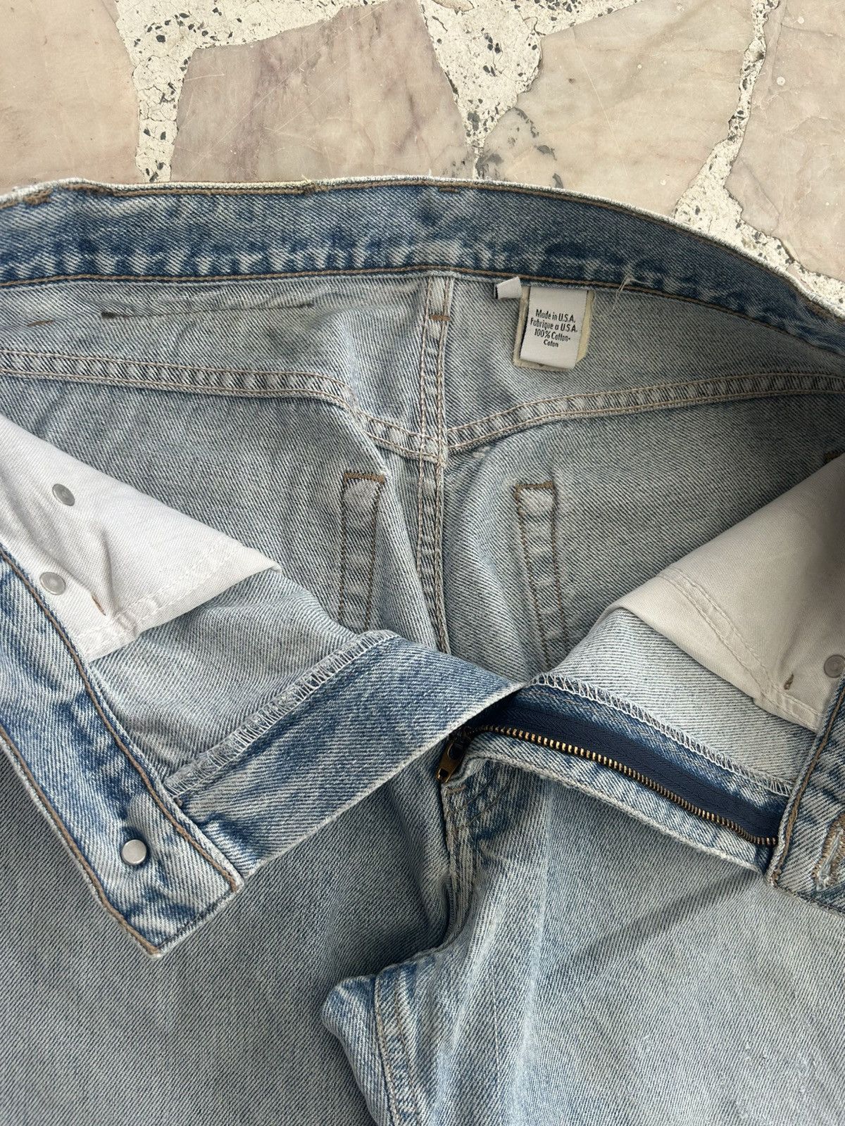 Calvin Klein CK Vintage USA Ripped Jeans W30 Size US 30 / EU 46 - 8 Thumbnail
