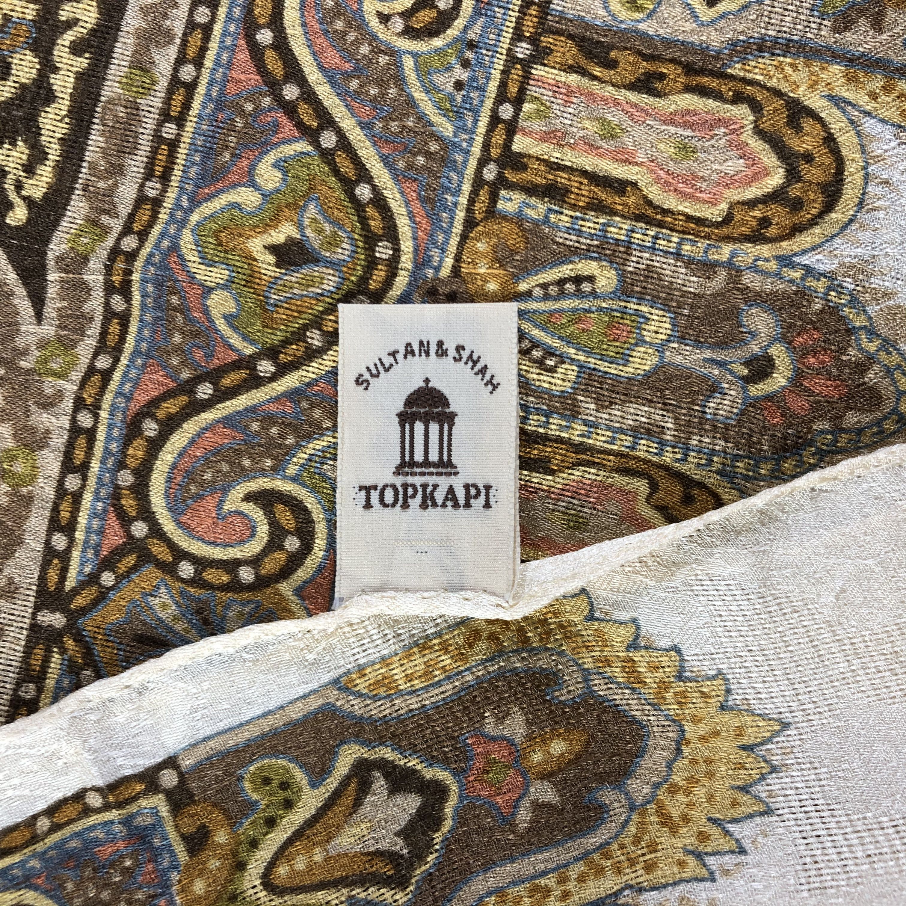 Vintage Vintage Topkapi Silk Scarf Size ONE SIZE - 6 Thumbnail