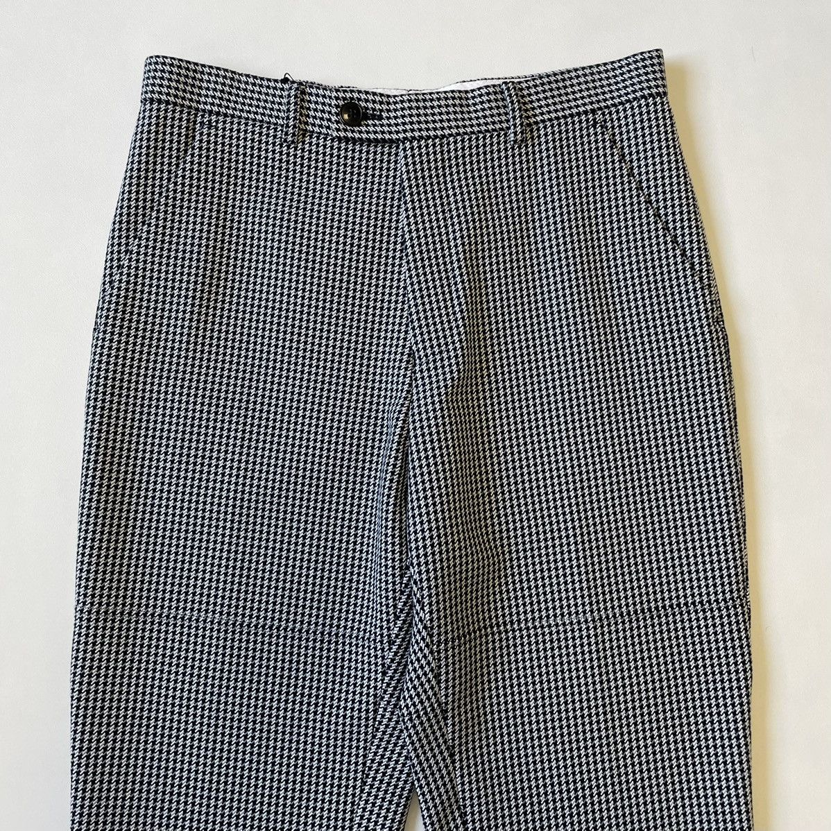 Martine Rose Houndstooth Check Cotton Panelled Trousers Size US 32 / EU 48 - 3 Thumbnail