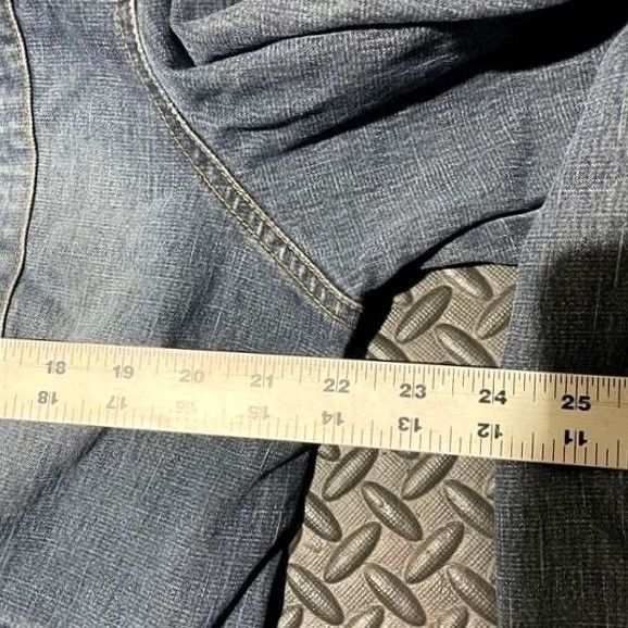 Faded Glory Faded Glory Jean Jacket Women's Blue L Stretch Buckle Pocket Size 36" / US 14 / IT 50 - 6 Thumbnail