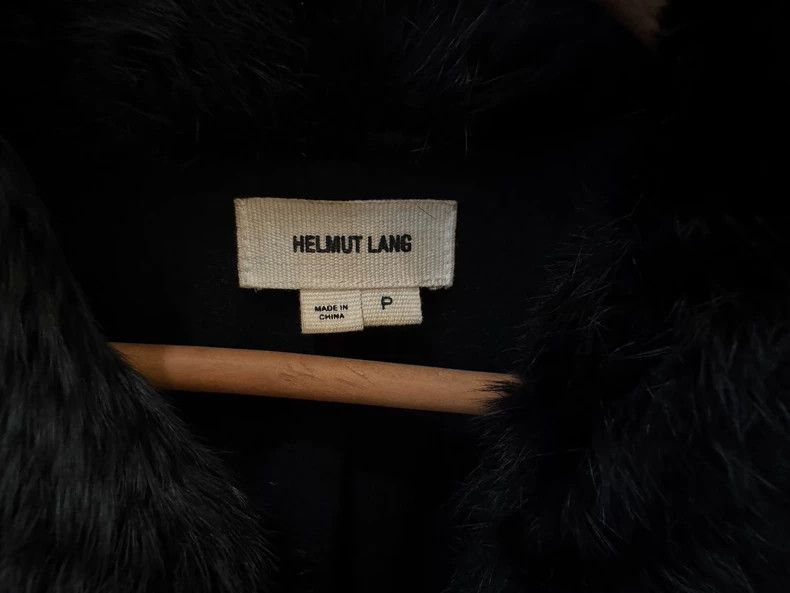 Helmut Lang HELMUT LANG sizeP Black textured fur real rabbit hair long Size XS / US 0-2 / IT 36-38 - 8 Thumbnail