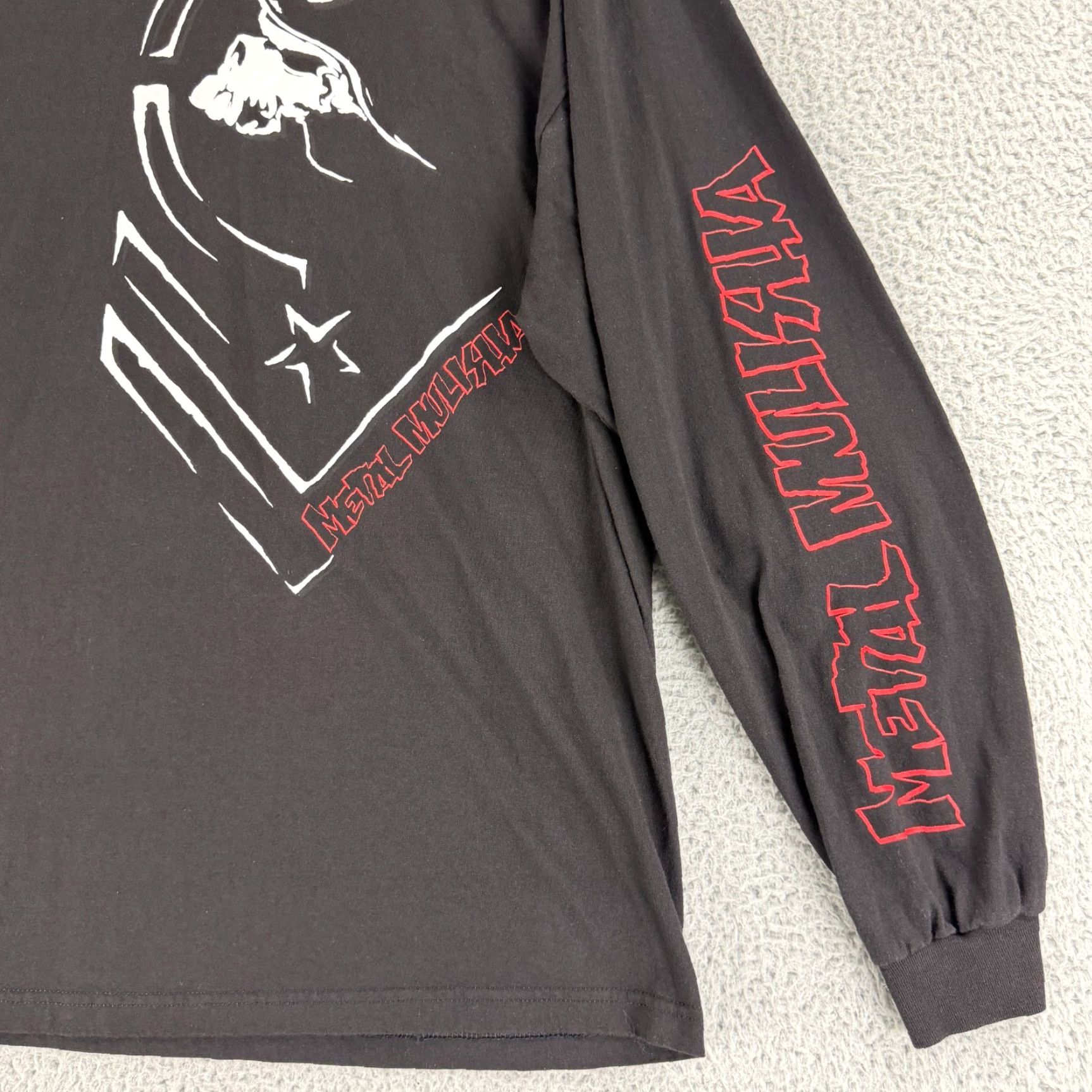 Metal Mulisha VINTAGE Metal Mulisha T-Shirt Mens 3XL Black Long Sleeve Crew Neck Cotton Size US XXL / EU 58 / 5 - 3 Thumbnail