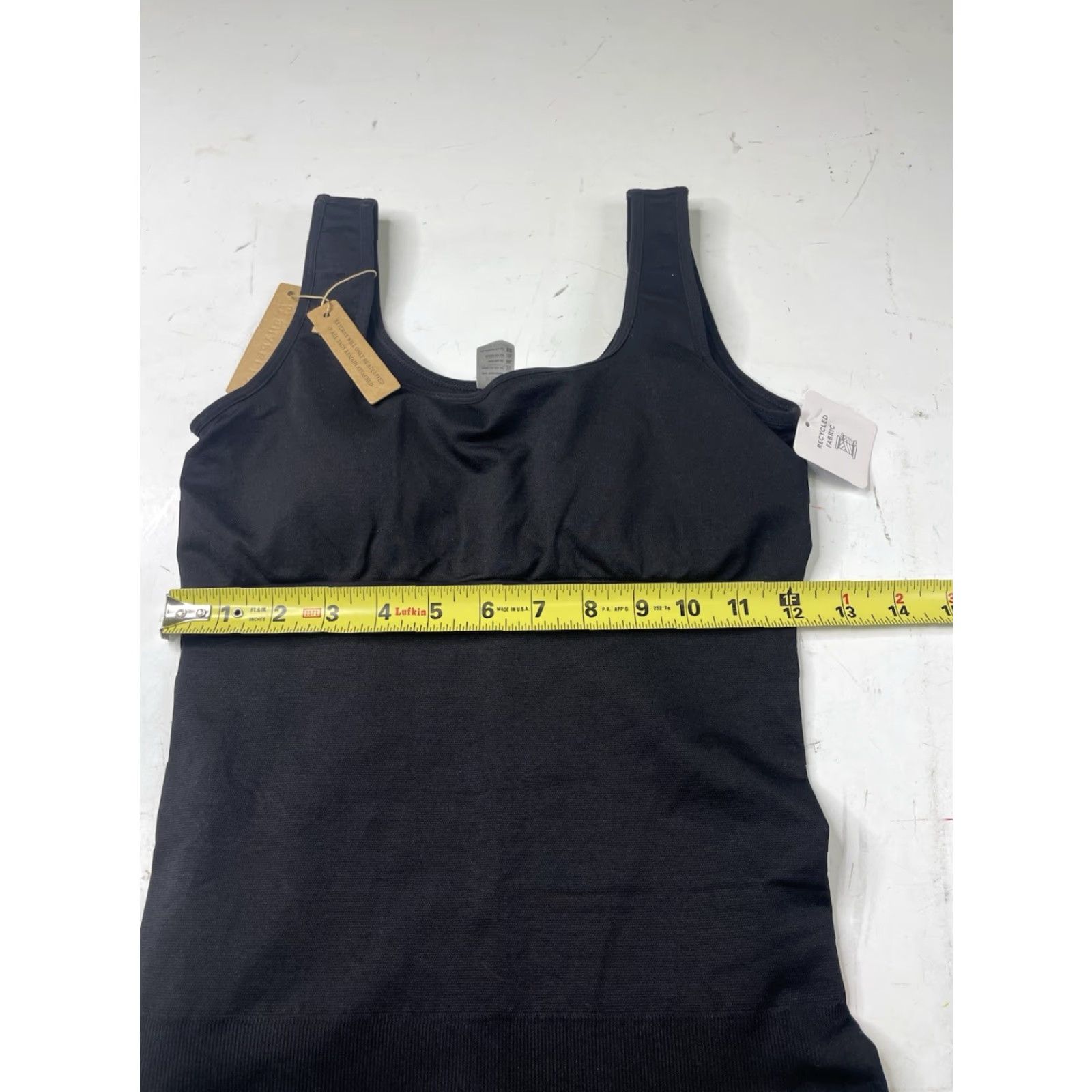 Vintage Shapellx Shapewear Tank Women XS/S Black NWT Tummy Control Slimming Breathable Style: Tank, Opaque, Nylon Spandex, Regular Size, XS/S, Black, Solid Size XS / US 0-2 / IT 36-38 - 4 Thumbnail