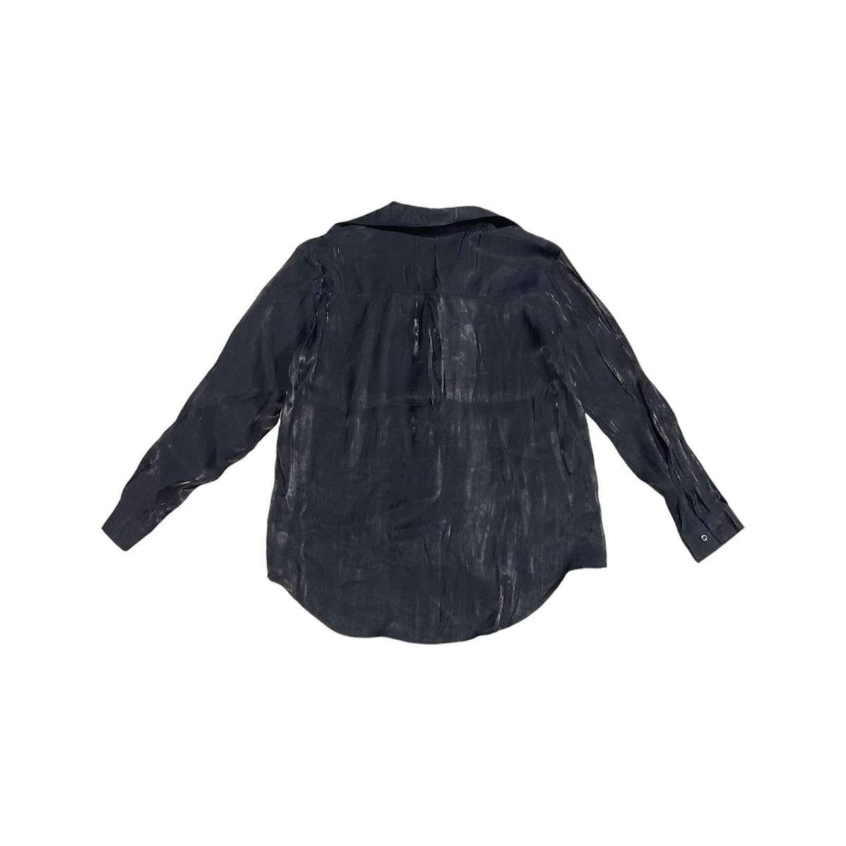 Hysteric Glamour × If Six Was Nine × Japanese Brand 🔥Y2K Japanese Gothic Black Sheer Shirt Size US XL / EU 56 / 4 - 4 Thumbnail