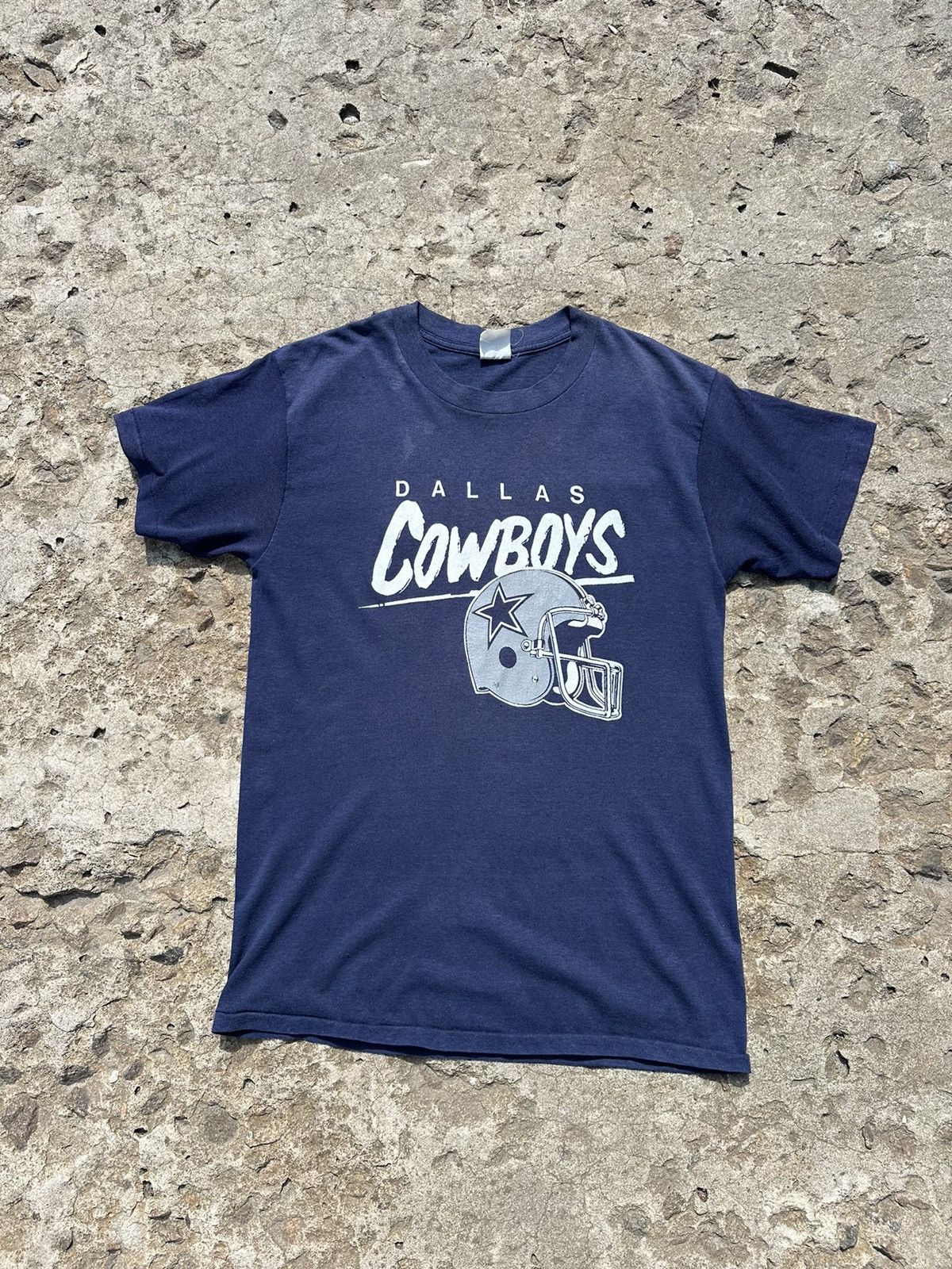 NFL × Vintage Vintage 80s NFL Dallas Cowboys Faded T-Shirt Size US L / EU 52-54 / 3 - 1 Thumbnail