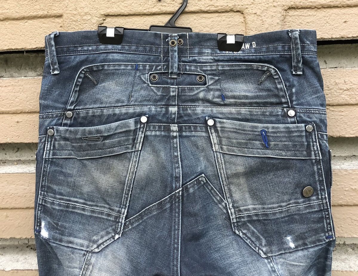 G-Star Vintage G-Star General Tapered Extract Straight Cut Jeans Size US 33 - 13 Thumbnail
