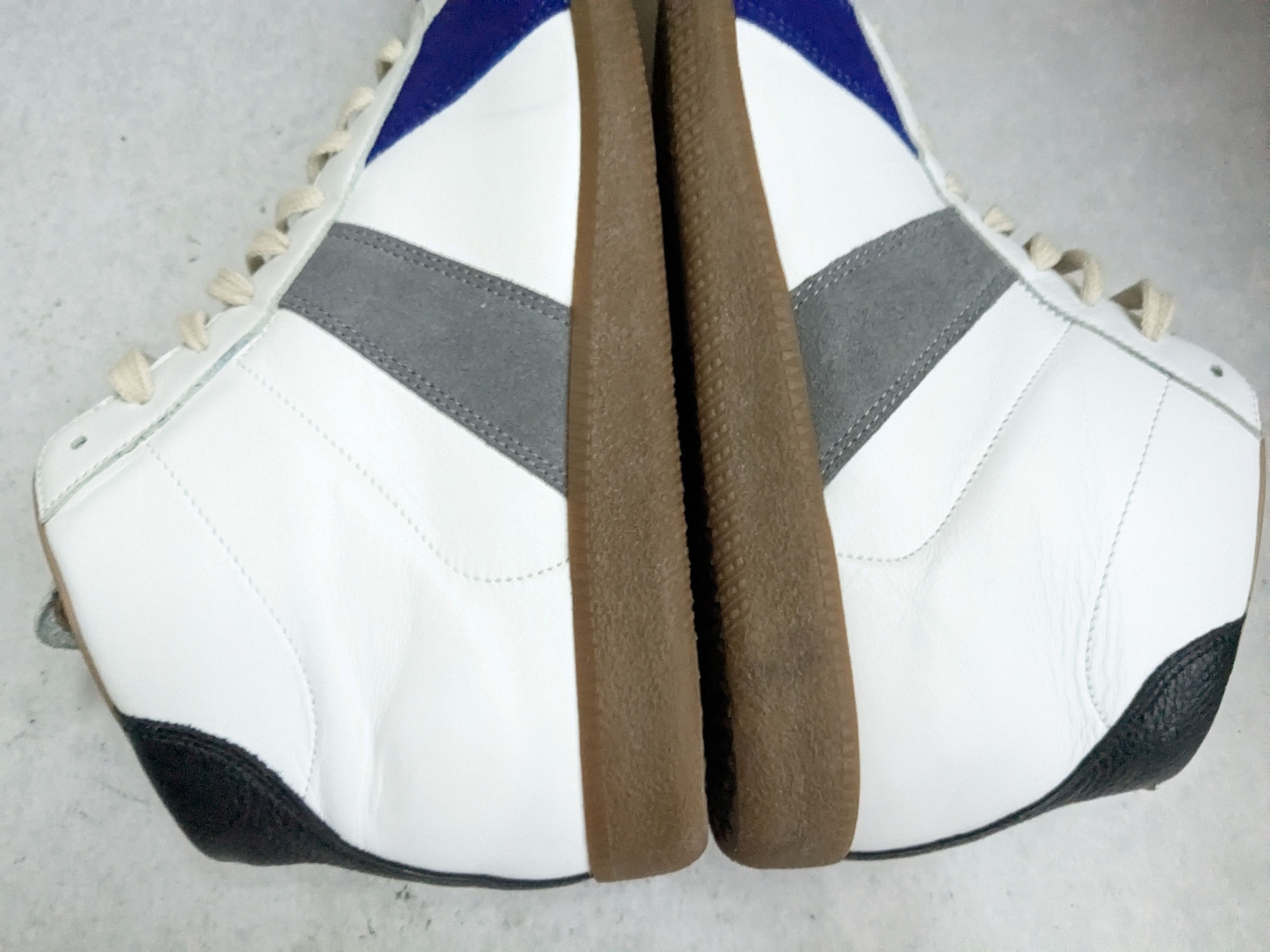 Maison Margiela Maison Margiela Replica GAT White Blue 11 44 High Tops Size US 11 / EU 44 - 13 Thumbnail