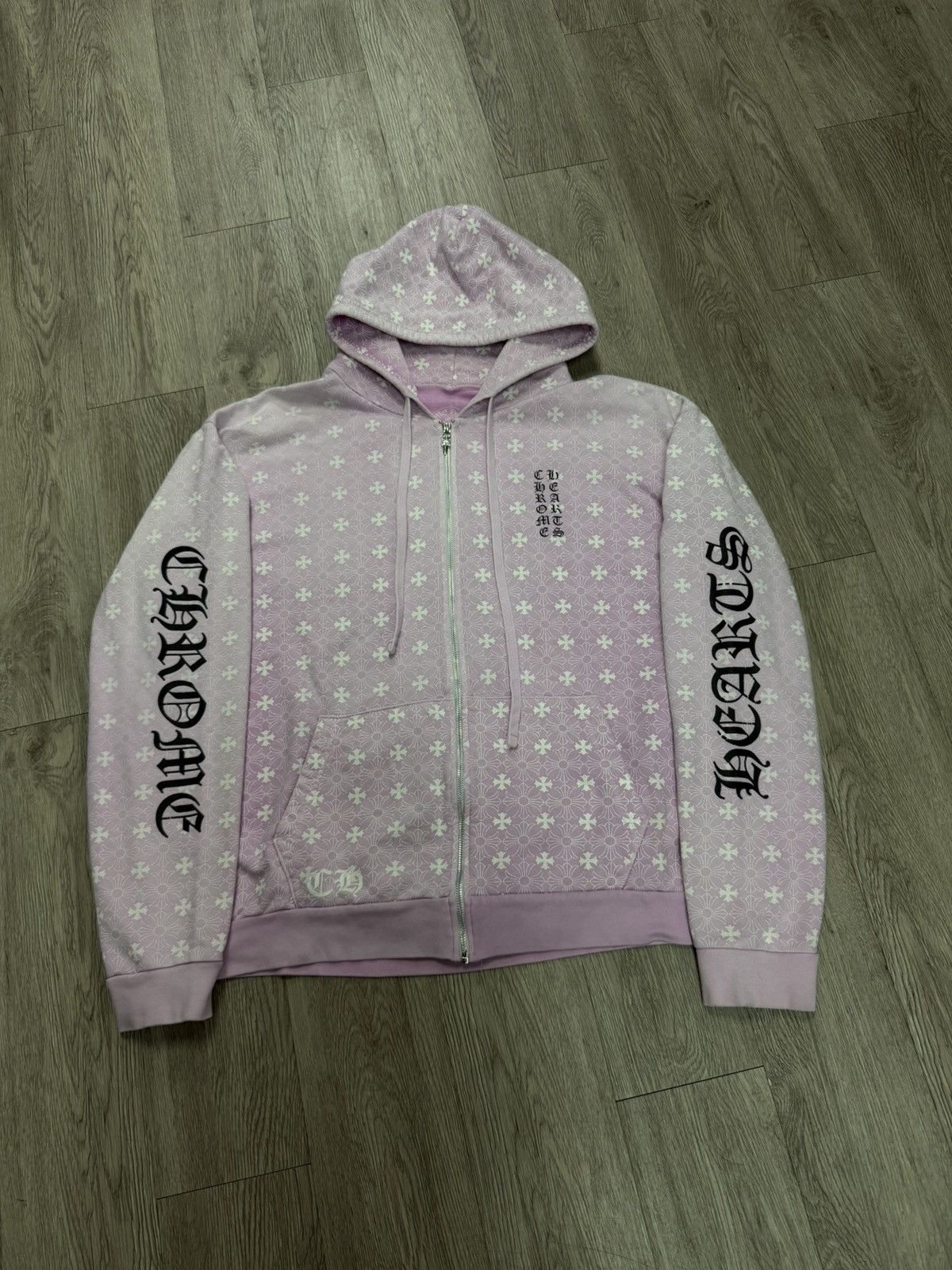 Chrome Hearts Chrome Hearts Pink Miami Art Basel Monogram Zip Up Size US XXL / EU 58 / 5 - 1 Thumbnail