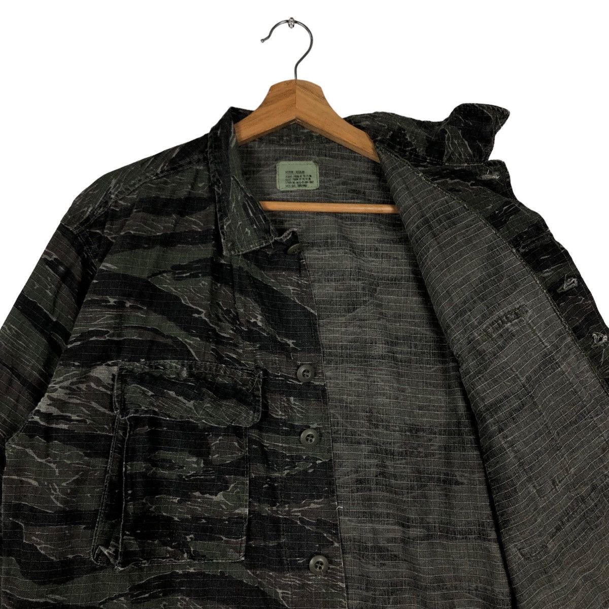 Japanese Brand 🔥90’s Vintage Cargo Inspector Jacket Military Tiger Striped Size US M / EU 48-50 / 2 - 11 Thumbnail