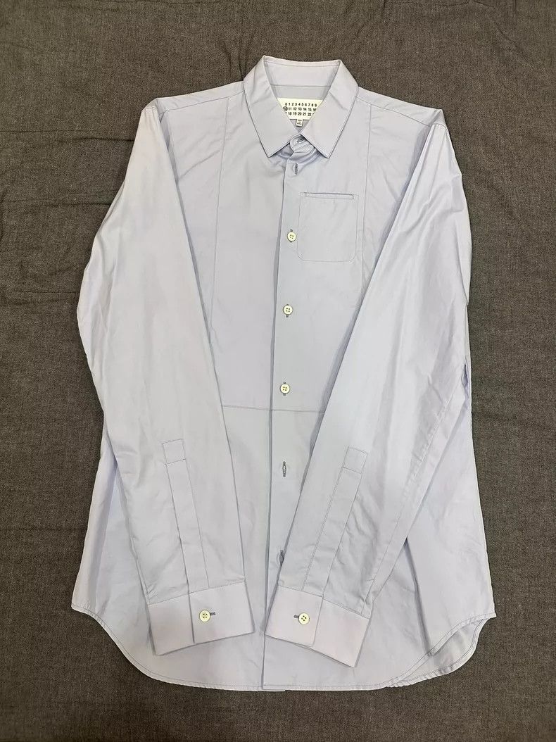 Maison Margiela Maison Margiela Men's high-end light blue shirt 2502-Nextar Size US S / EU 44-46 / 1 - 1 Thumbnail