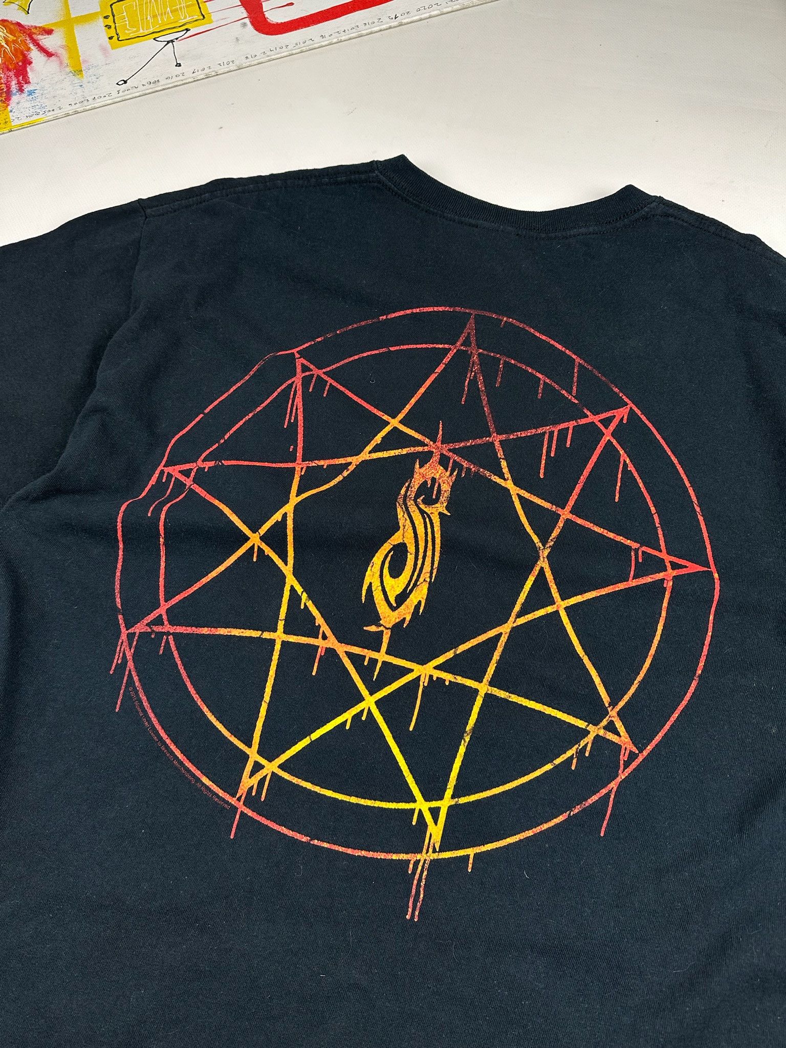 Band Tees Vintage 2000s Slipknot Rotting Goat Skeletons Band Tee Fruit Size US L / EU 52-54 / 3 - 4 Thumbnail
