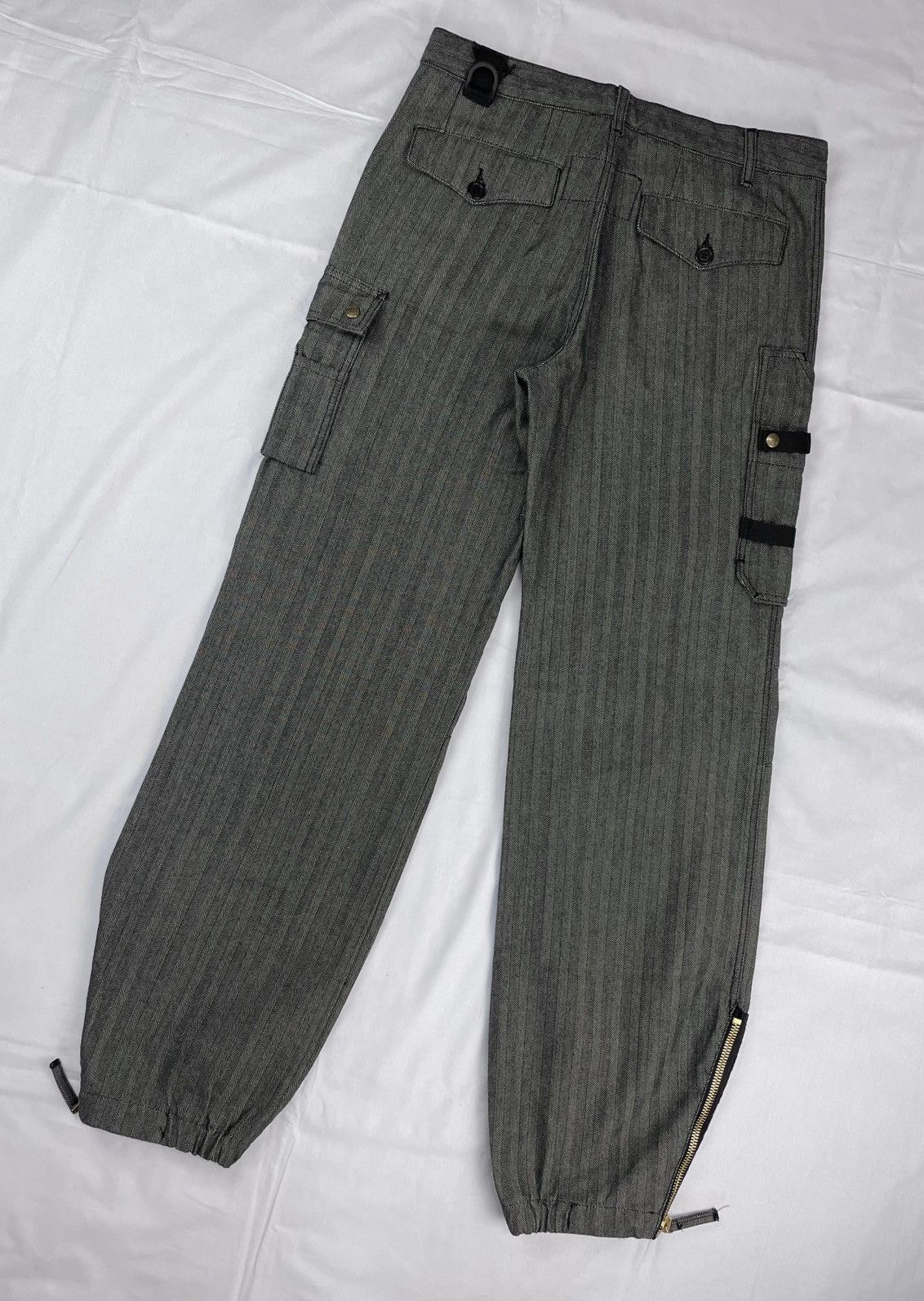 Jean Paul Gaultier AW03 Jean Paul Gaultier Military Cargo Zipper Pants Vintage Size US 33 - 4 Thumbnail
