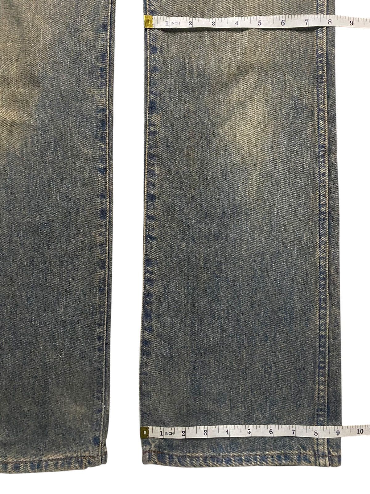 Sandro Vintage Wrangler Sanforized Mud Wash Distressed Flare Jeans Size US 27 - 13 Thumbnail