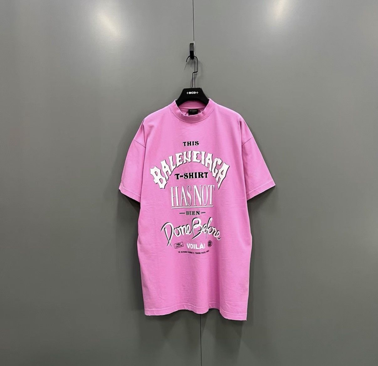 Balenciaga Balenciaga Pink Letter Logo Printed T-shirt J41 Size M / US 6-8 / IT 42-44 - 1 Thumbnail