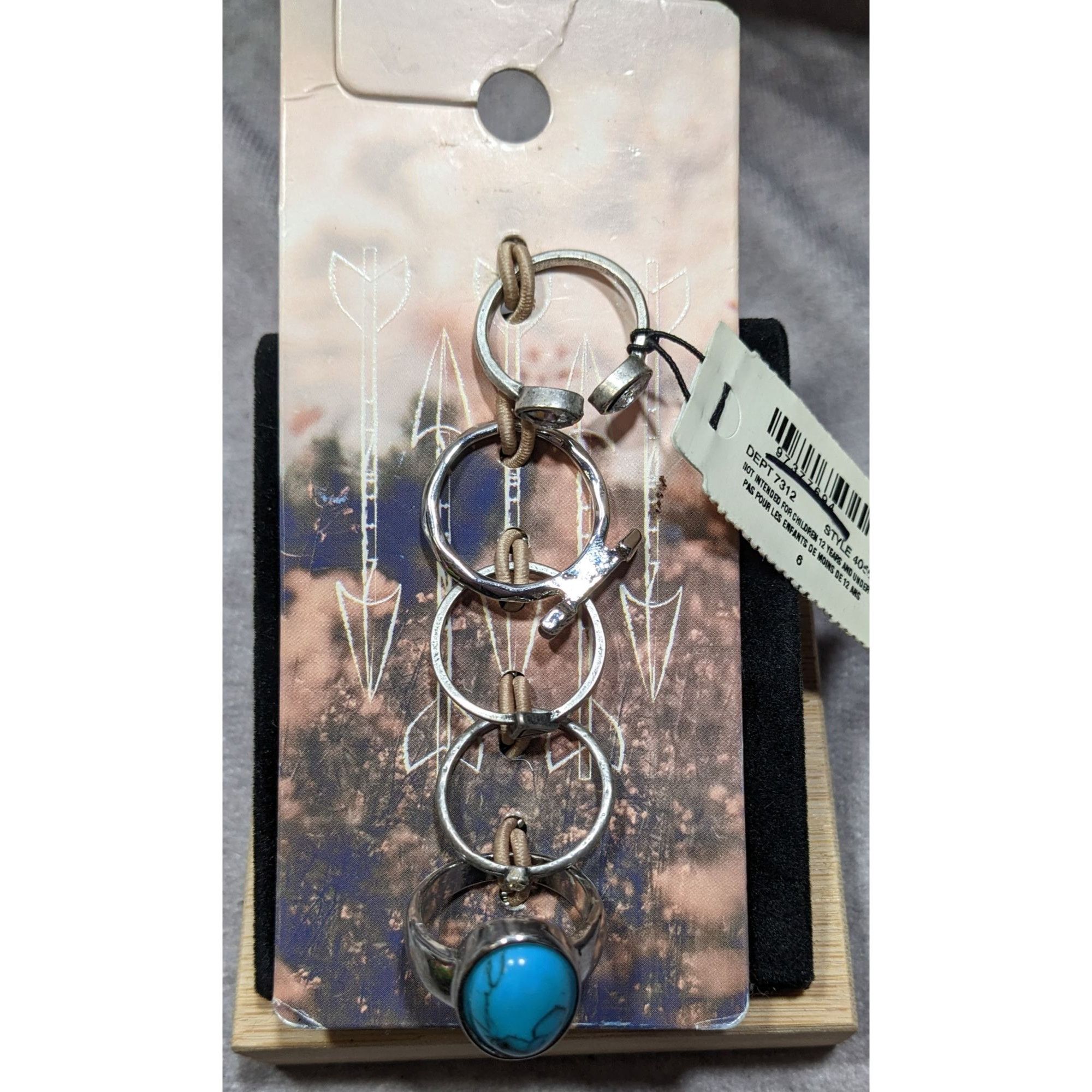 Other Rustic Bohemian Silver Tone Rings Size 6 (Set Of 5) Size ONE SIZE - 2 Thumbnail