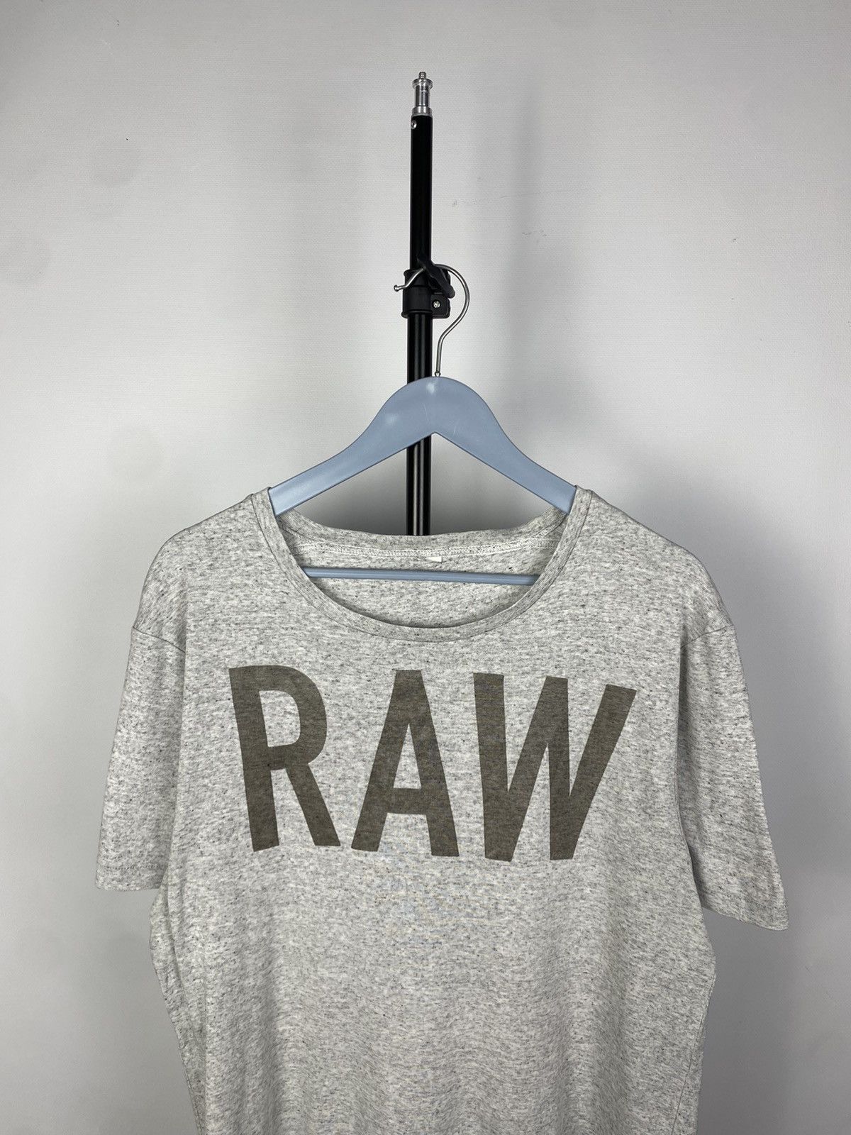 G-Star G Star Raw T-Shirt White Big Central Logo Size L Size US L / EU 52-54 / 3 - 4 Thumbnail