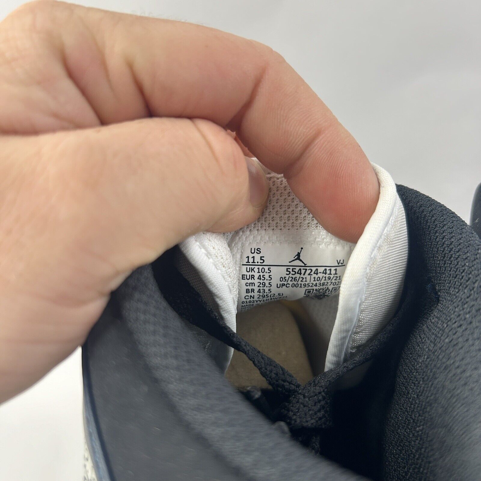 Nike Nike Air Jordan 1 Mid Retro “Armory Navy” 2024 Size US 11.5 / EU 44-45 - 5 Thumbnail