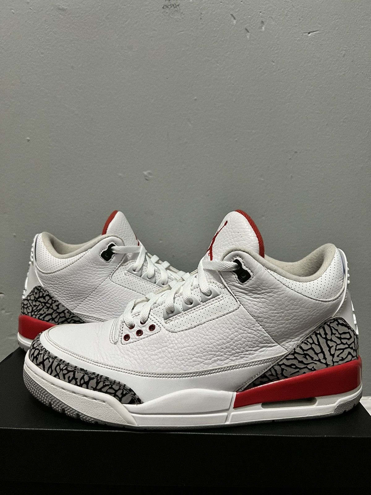 Pre-owned Jordan Nike Jordan 3 Hall Of Fame Shoes In White