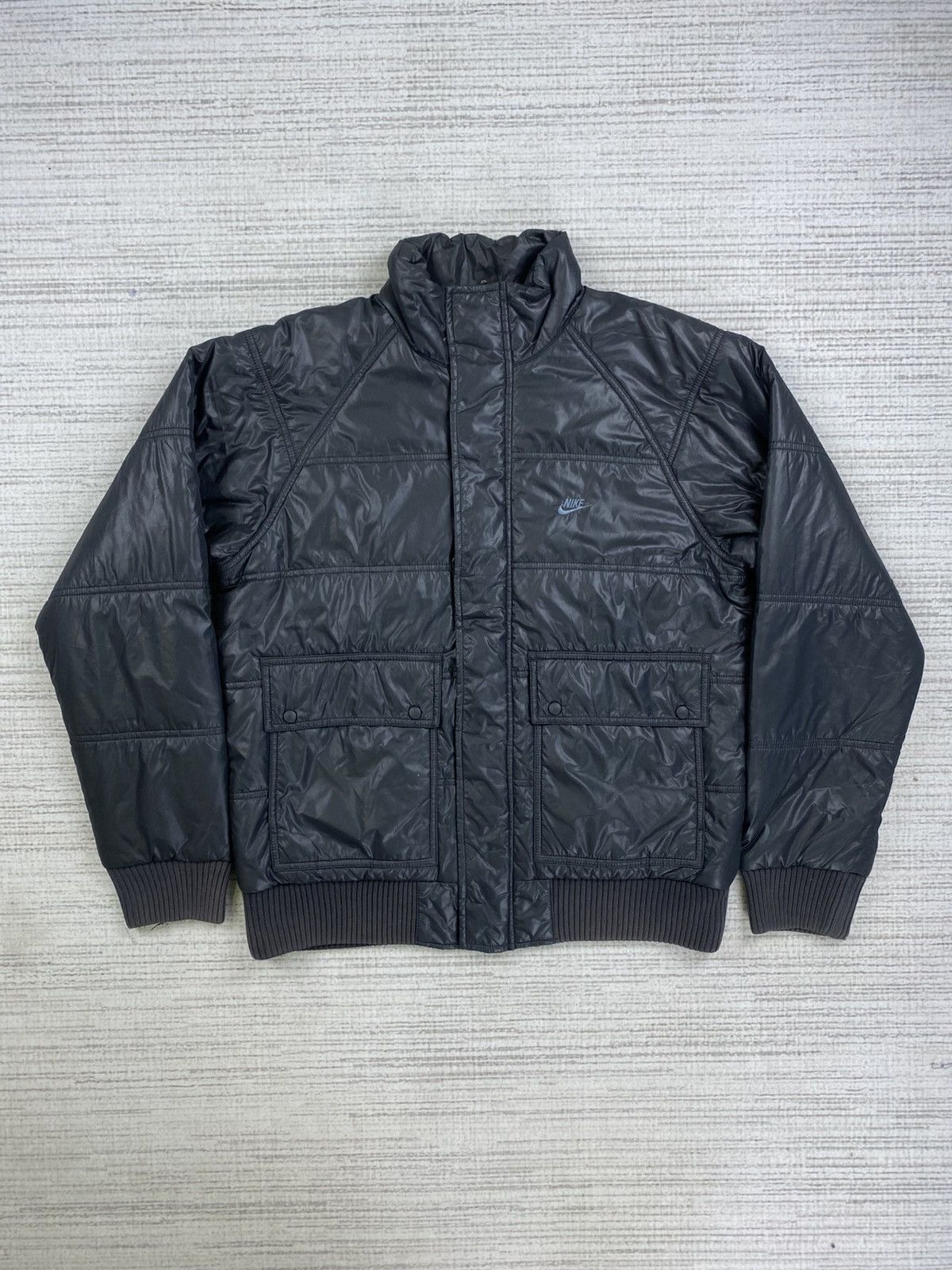 Nike × Vintage Vintage Nike Double Pocket Puffer Down Jacket Size US M / EU 48-50 / 2 - 1 Thumbnail