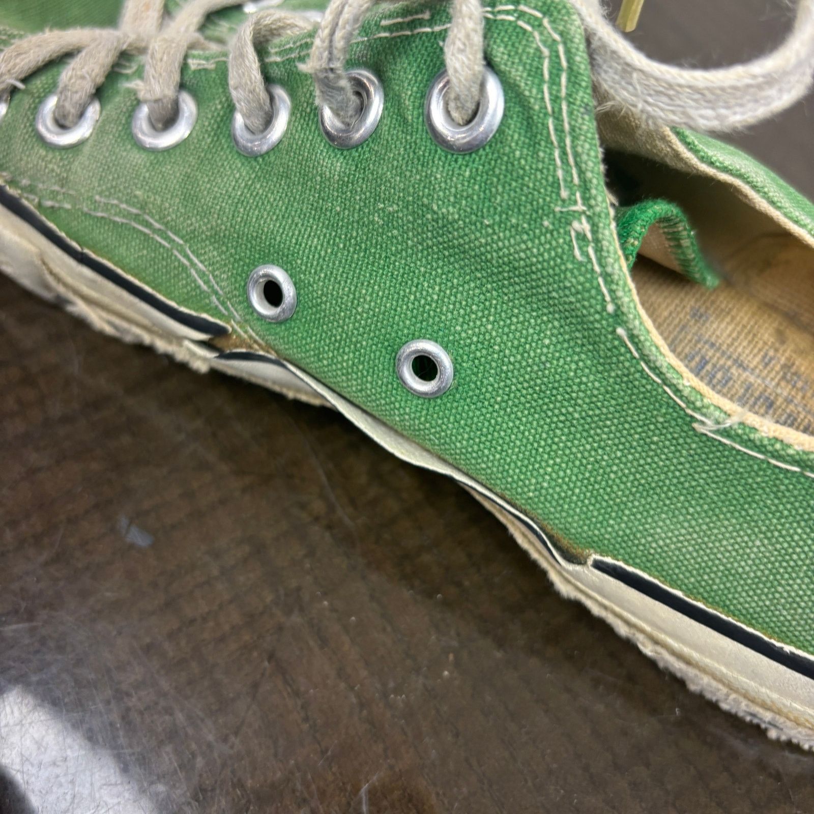 Converse Vintage 80s Converse Low Shoes Sneakers Green Men's Size 6 Size US 6 / EU 39 - 14 Thumbnail