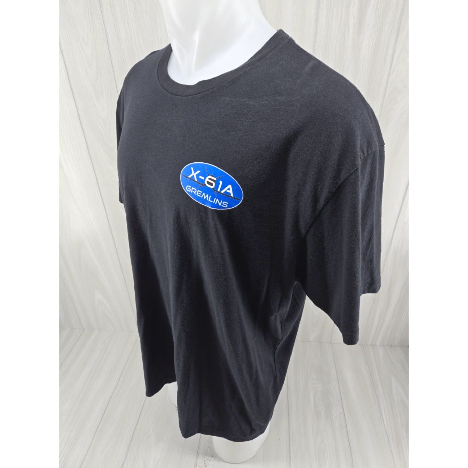 Next Level VINTAGE Dynetics Company X-61A Gremlins Men's Black T-shirt 2XL Size US XXL / EU 58 / 5 - 6 Thumbnail