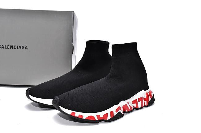 image of Balenciaga O1S1Rm1223 Sneaker Black & White in Black/White, Men's (Size 13)