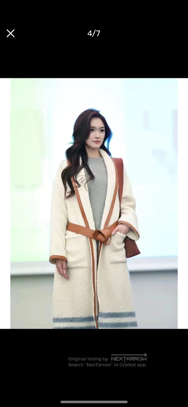 Loro Piana Loro Piana Cowhide Belt Alpaca Wool Coat Jacket Size XS / US 0-2 / IT 36-38 - 9 Thumbnail
