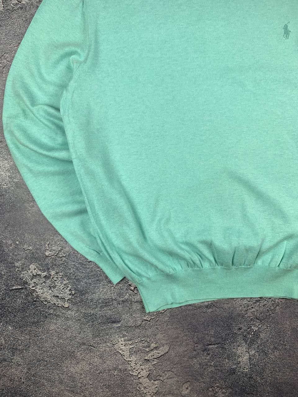 Polo Ralph Lauren Polo Ralph Lauren Cotton Sweater L Turquoise Crew Neck Jumpe Size US L / EU 52-54 / 3 - 4 Thumbnail