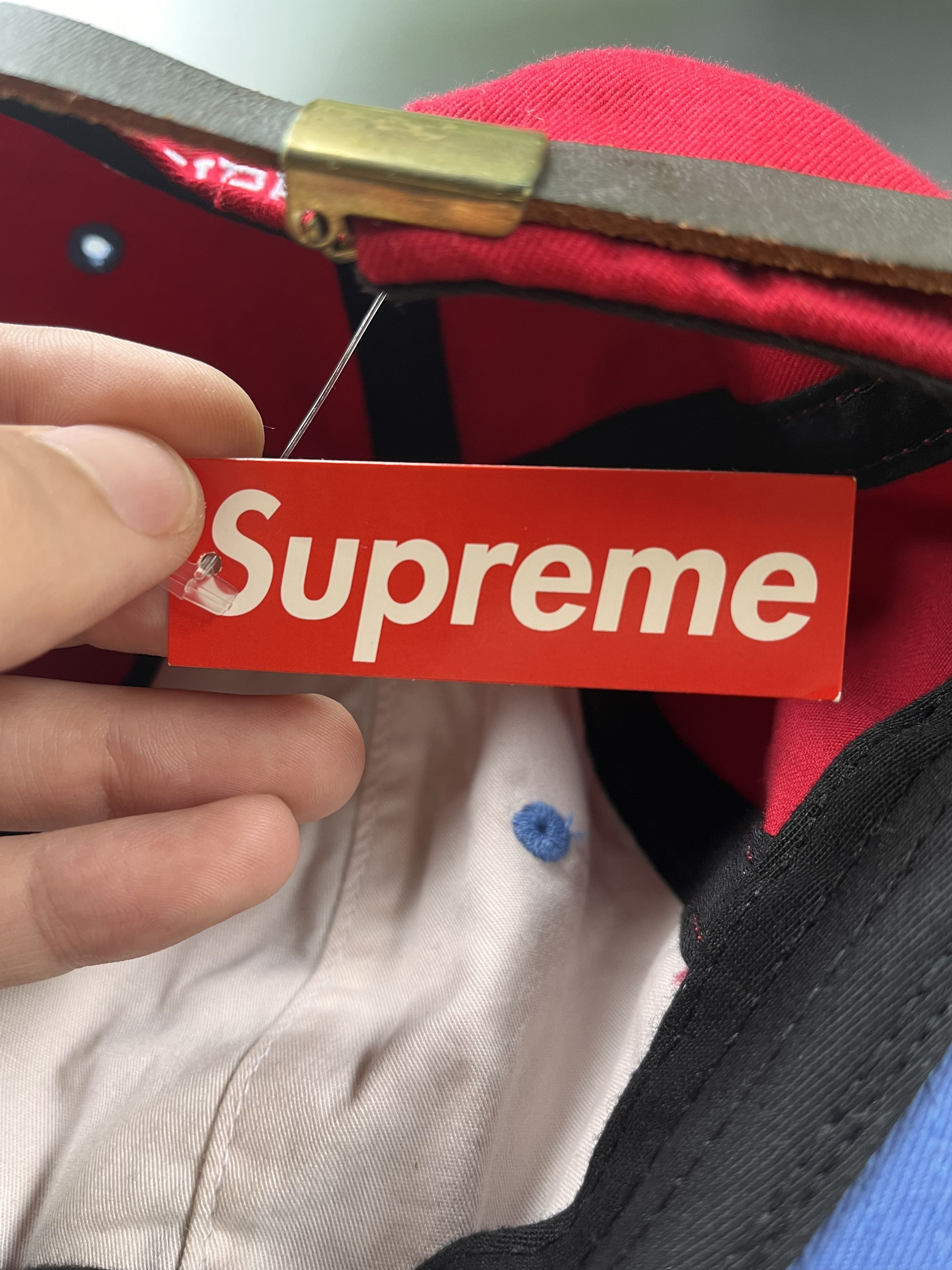 Supreme Supreme Washed Tonal S Logo 6-Panel Cap Size ONE SIZE - 7 Thumbnail