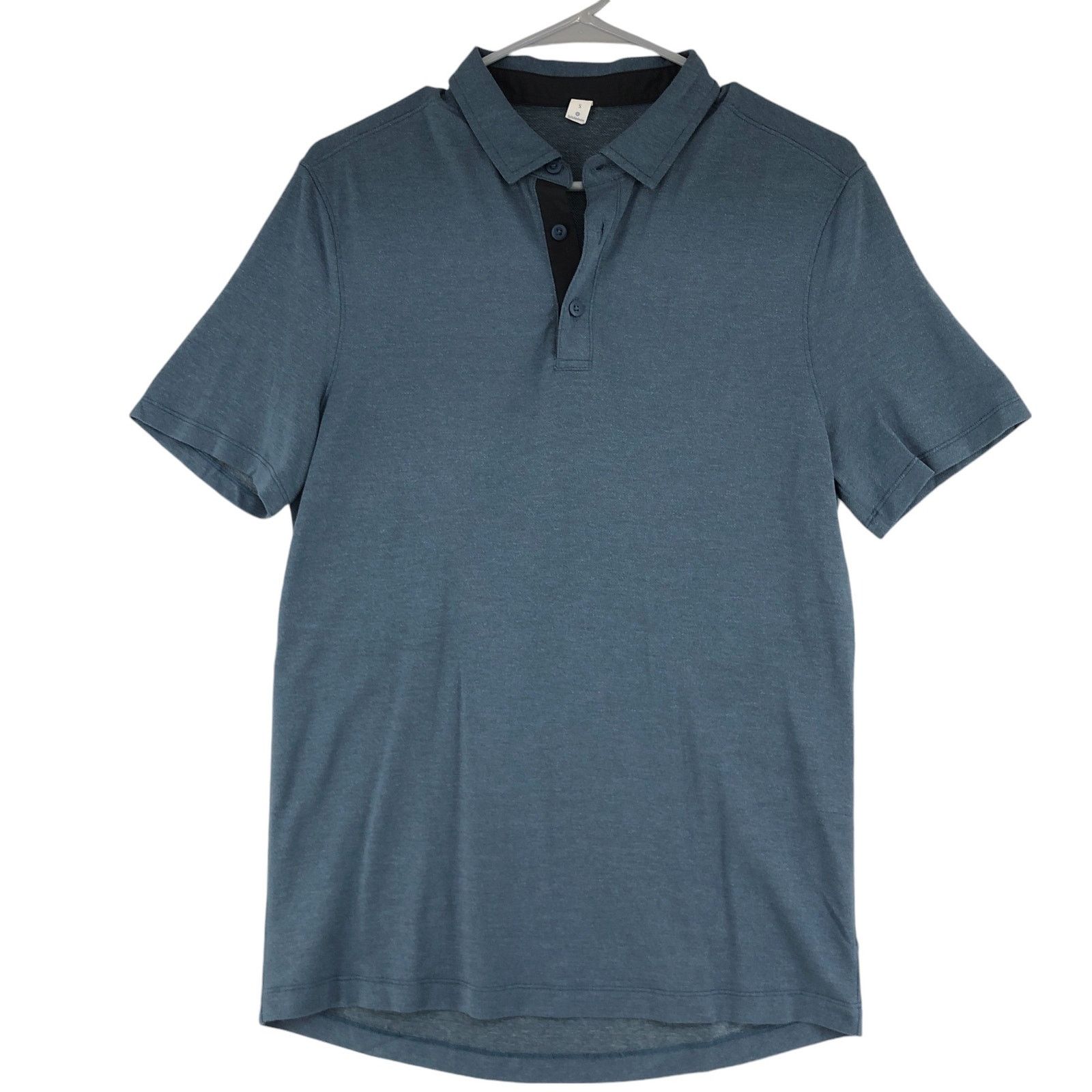 Lululemon Lululemon Mens Size S Evolution Polo Shirt Anti Stink Grey Size US S / EU 44-46 / 1 - 1 Thumbnail