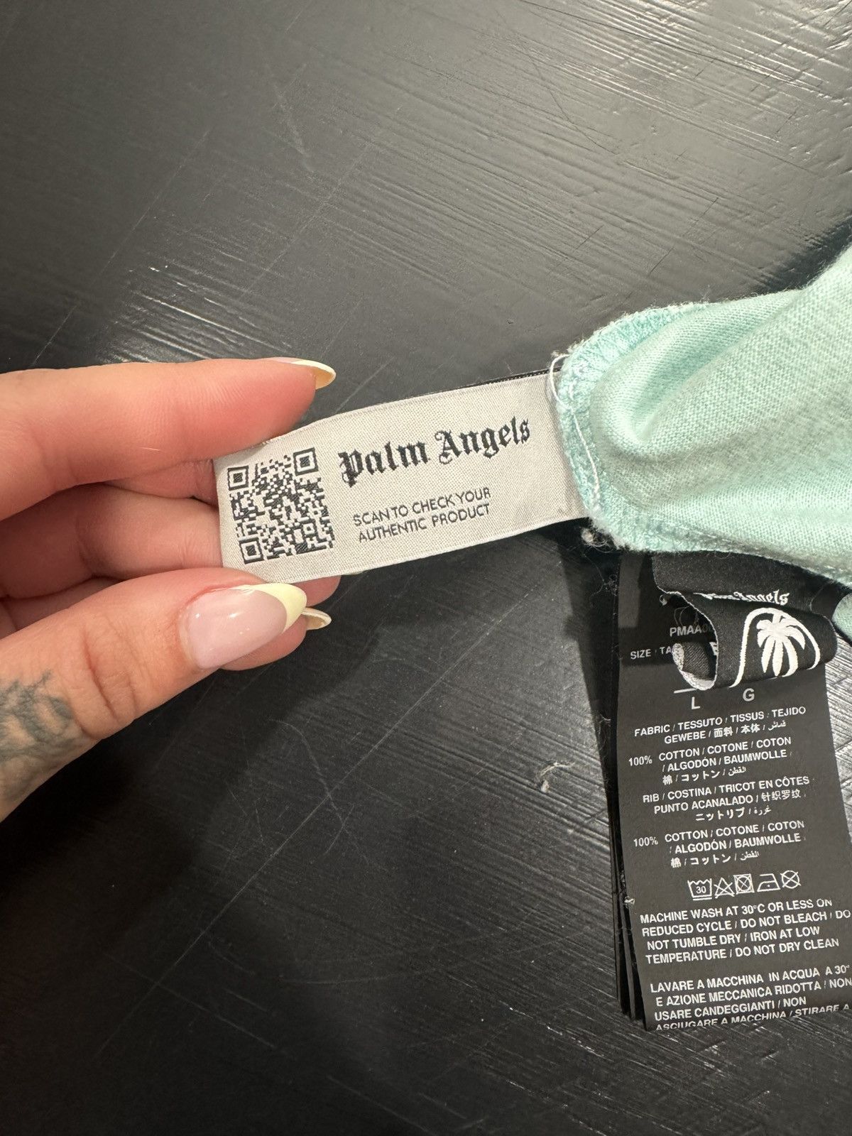 Palm Angels Palm Angels Shark T-Shirt Size US L / EU 52-54 / 3 - 4 Thumbnail
