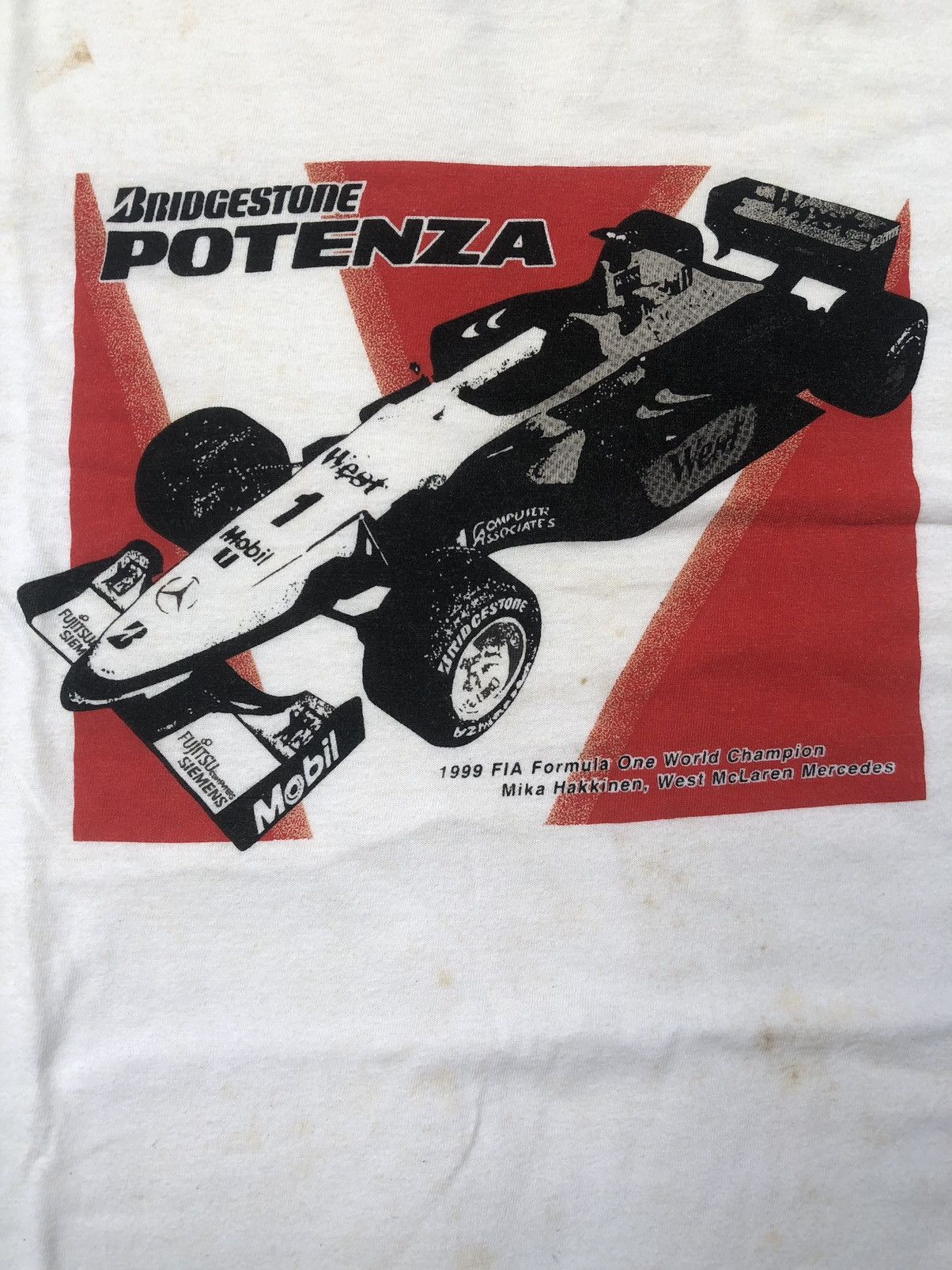Japanese Brand × KMRii 1999 fia Formula One World Champion Mika Hakkinen Tee Size US L / EU 52-54 / 3 - 5 Thumbnail