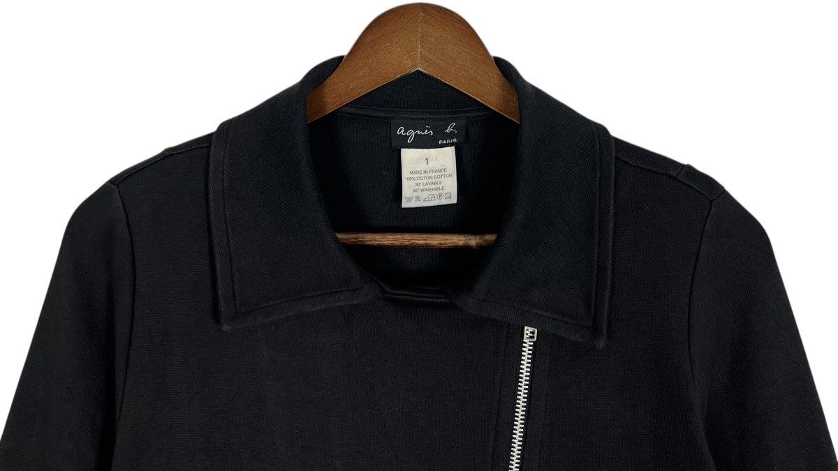 agnes b. 90s Vintage Agnes b Biker Jacket Size S / US 4 / IT 40 - 9 Thumbnail