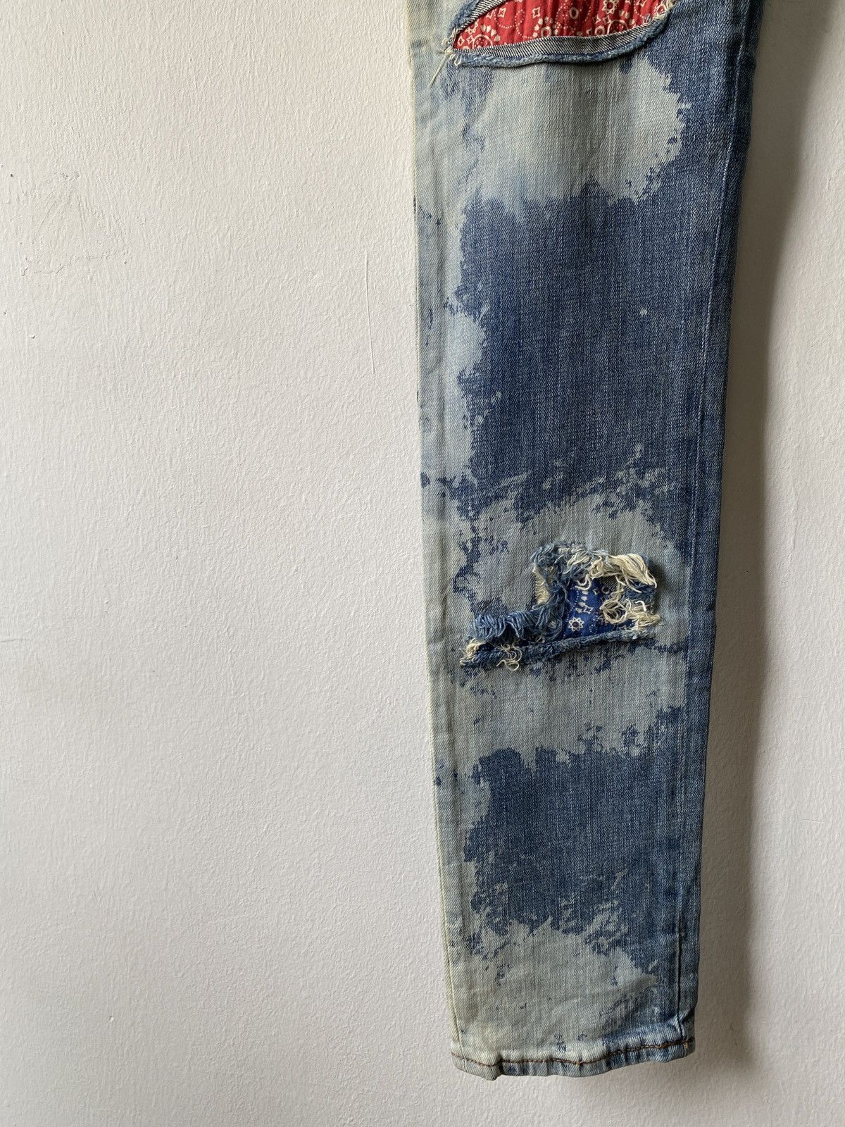 Japanese Brand × MNML Japanese Brand MNML Strechable Skinny Jeans Size US 31 - 4 Thumbnail