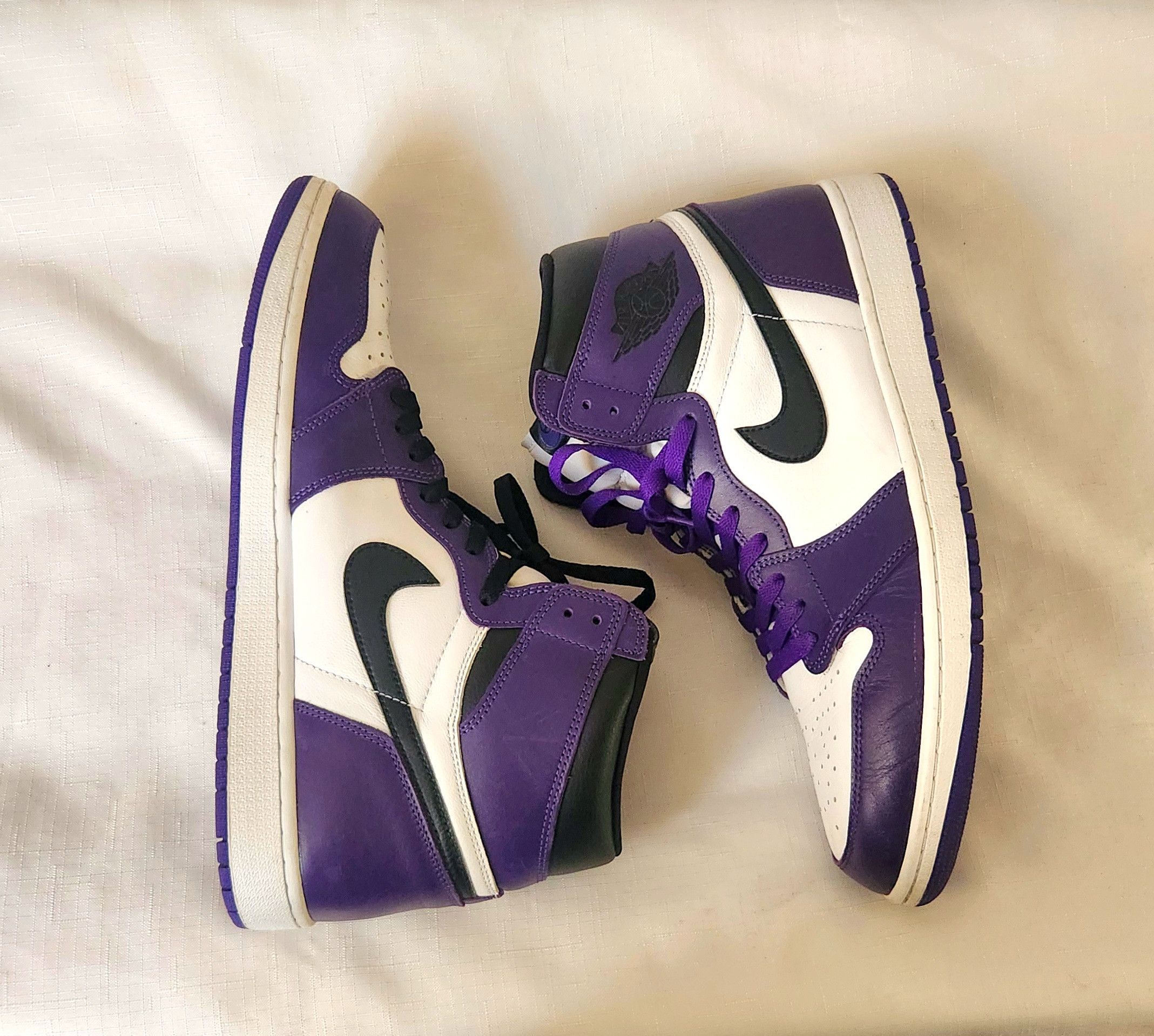 Nike Jordan 1 Retro OG High Court Purple 2.0 Nike Sz 14 sneakers Size US 14 / EU 47 - 7 Thumbnail