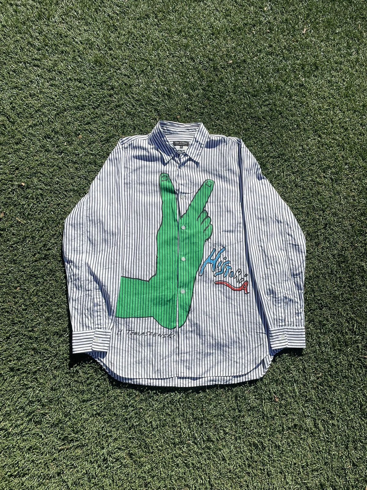 Comme des Garcons Homme Plus AD2006 Comme Des Garçons Homme+ Henryk Tomaszewski Button Up Size US S / EU 44-46 / 1 - 1 Thumbnail
