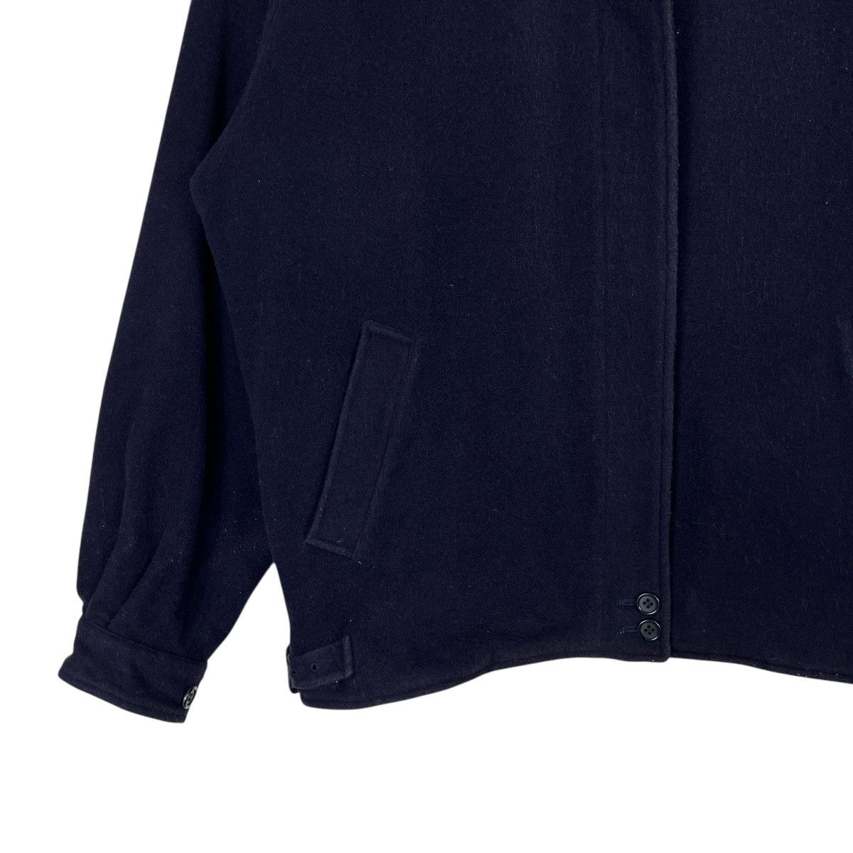 Burberry Vintage Burberrys Wool Cashmere Navy Blue Nova Check Size US L / EU 52-54 / 3 - 6 Thumbnail